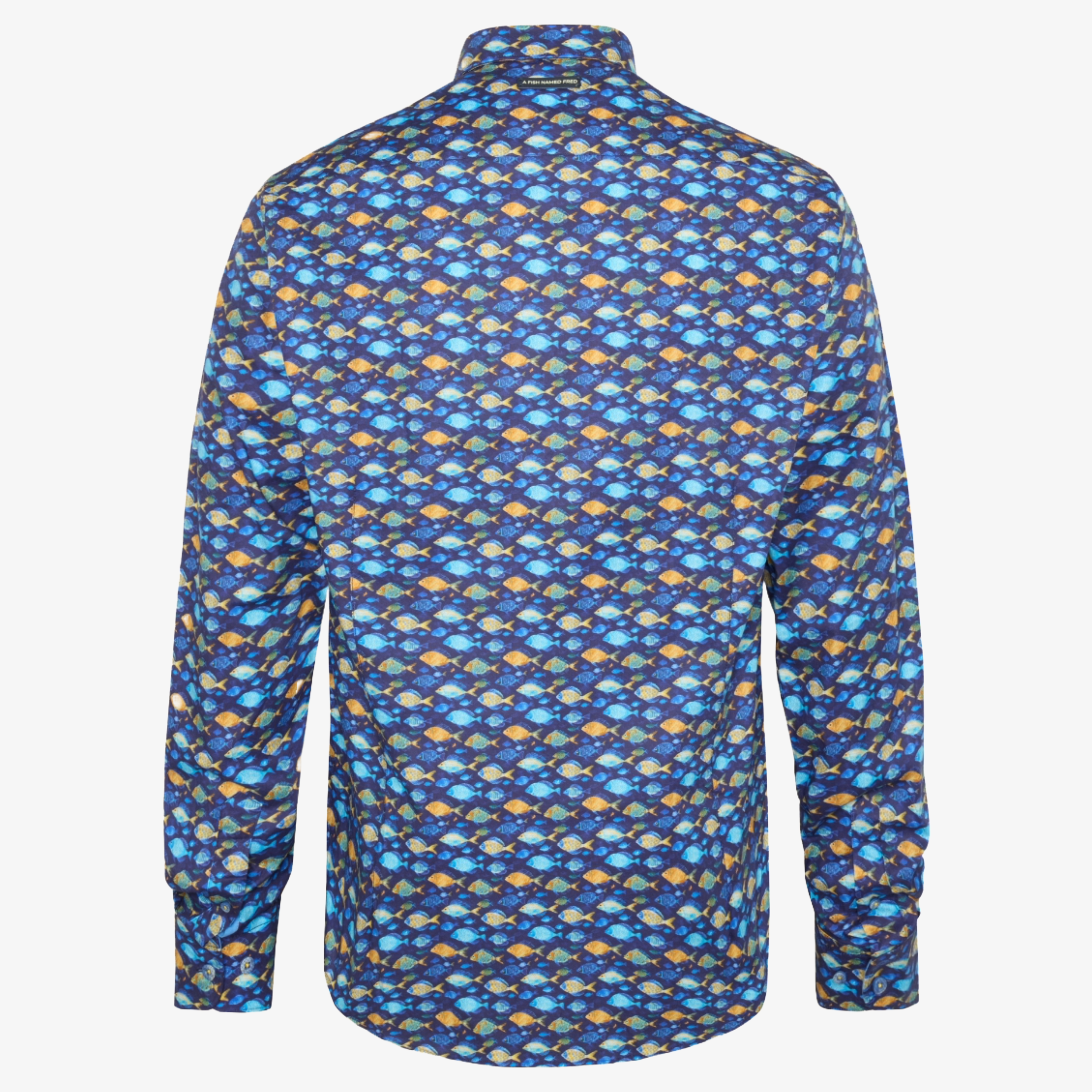 A Fish Named Fred Fish Shirt - Navy