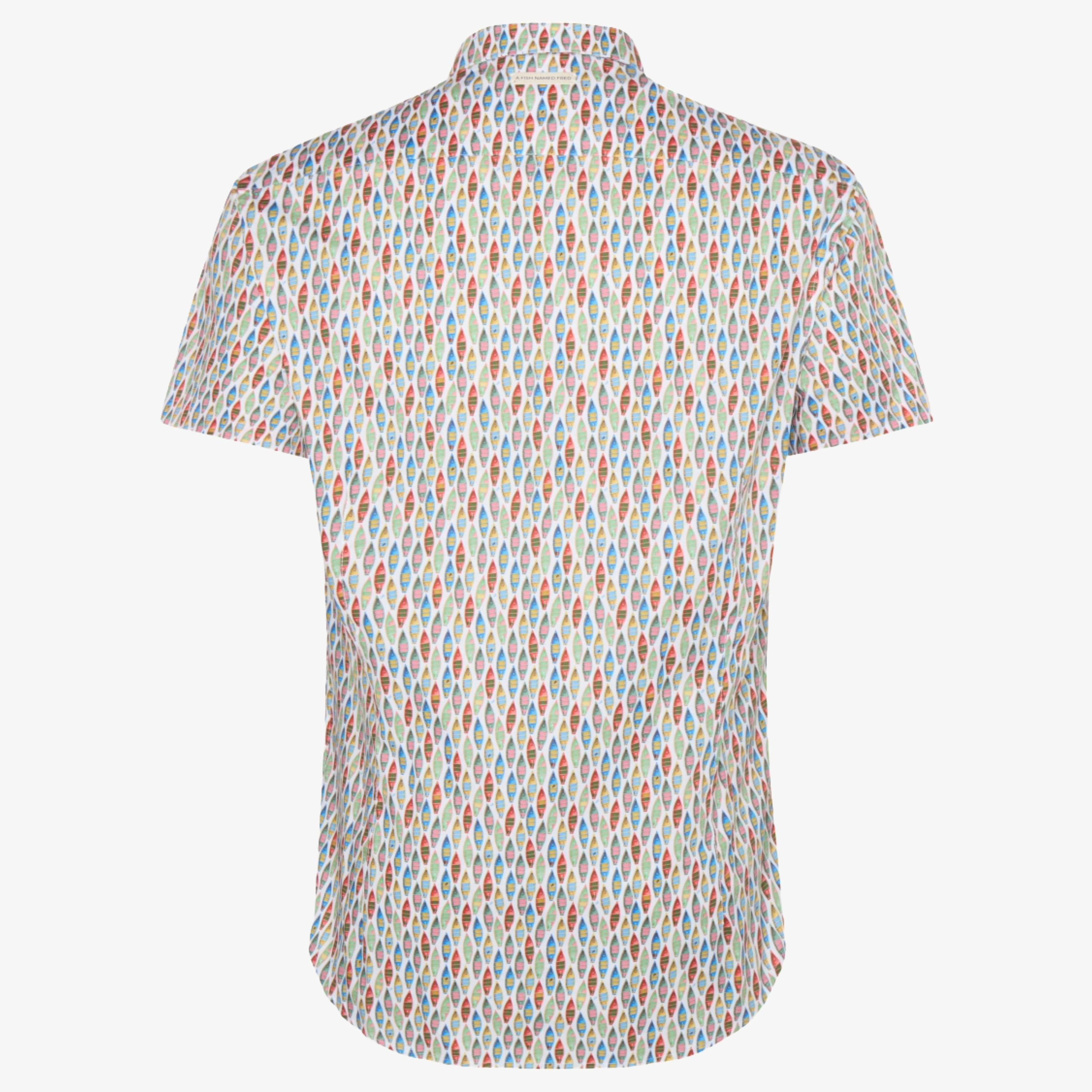 A Fish Named Fred Boat Short Sleeve Shirt - Green