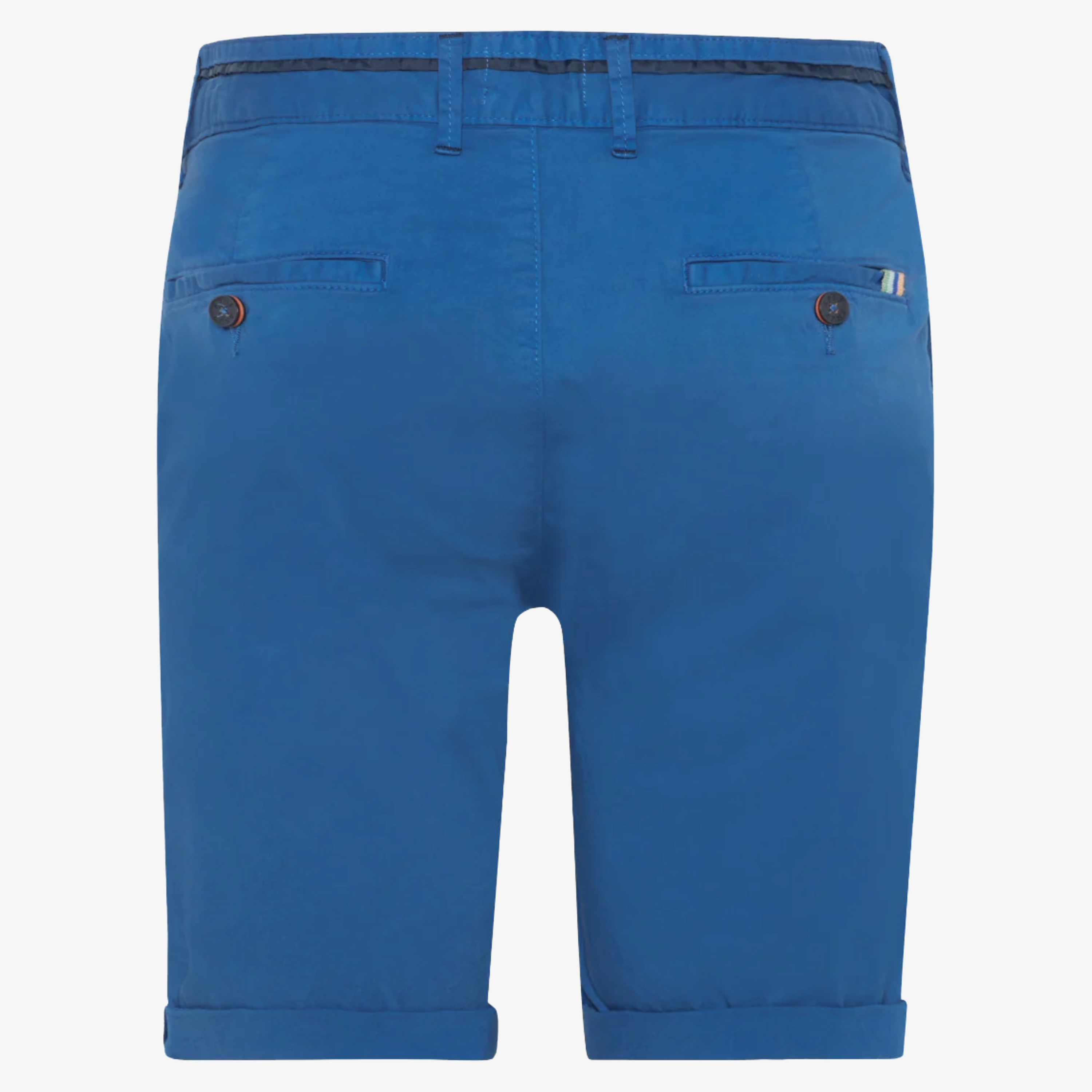 A Fish Named Fred Garment Dye Bermuda Shorts - Cobalt Blue
