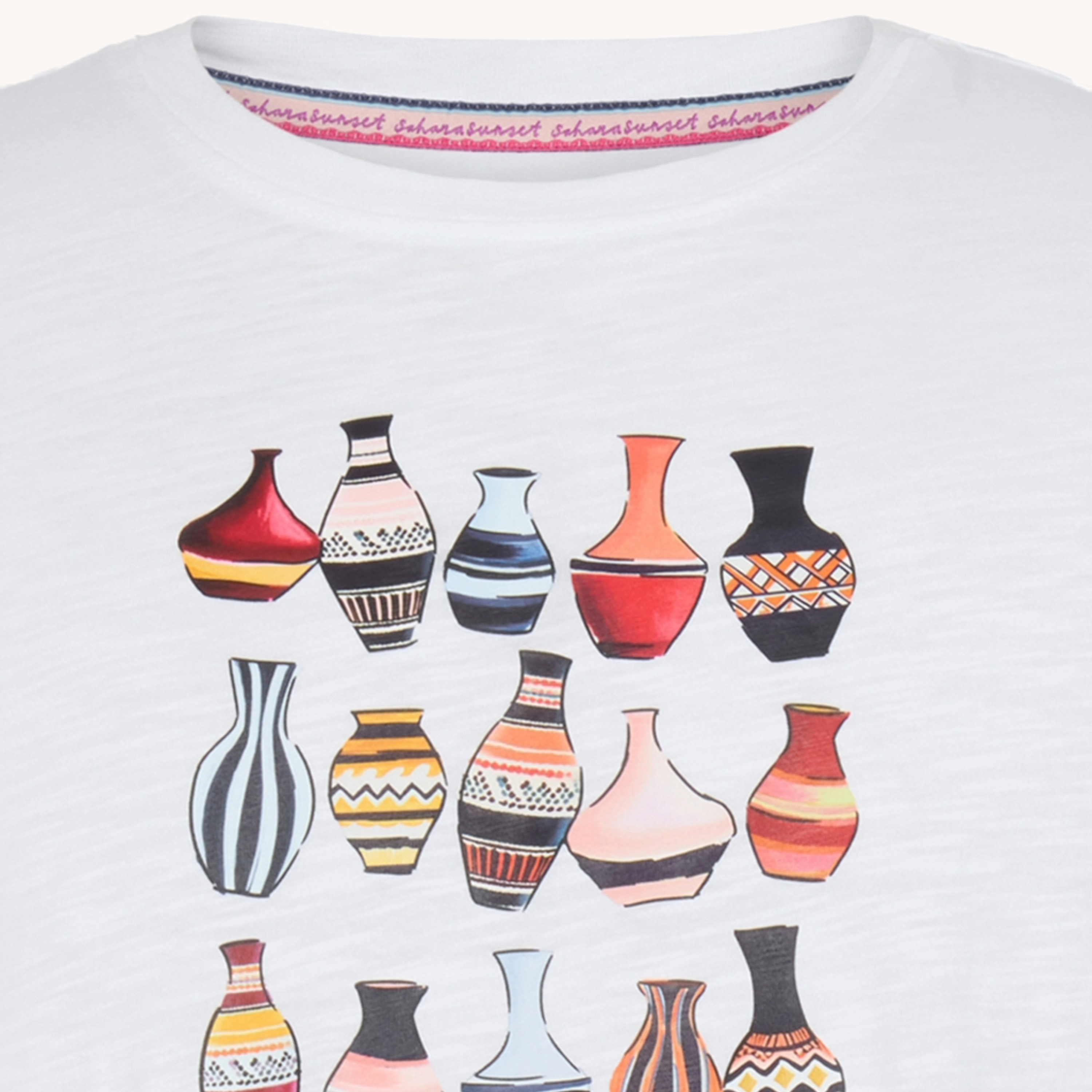 A Fish Named Fred Vase T Shirt - Off White