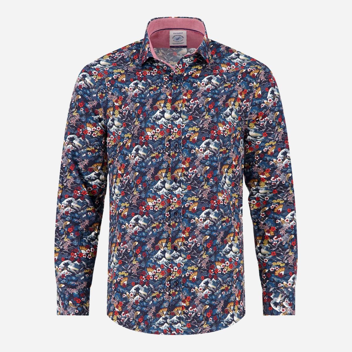 A Fish Named Fred Japanese Story Printed Shirt - Multi