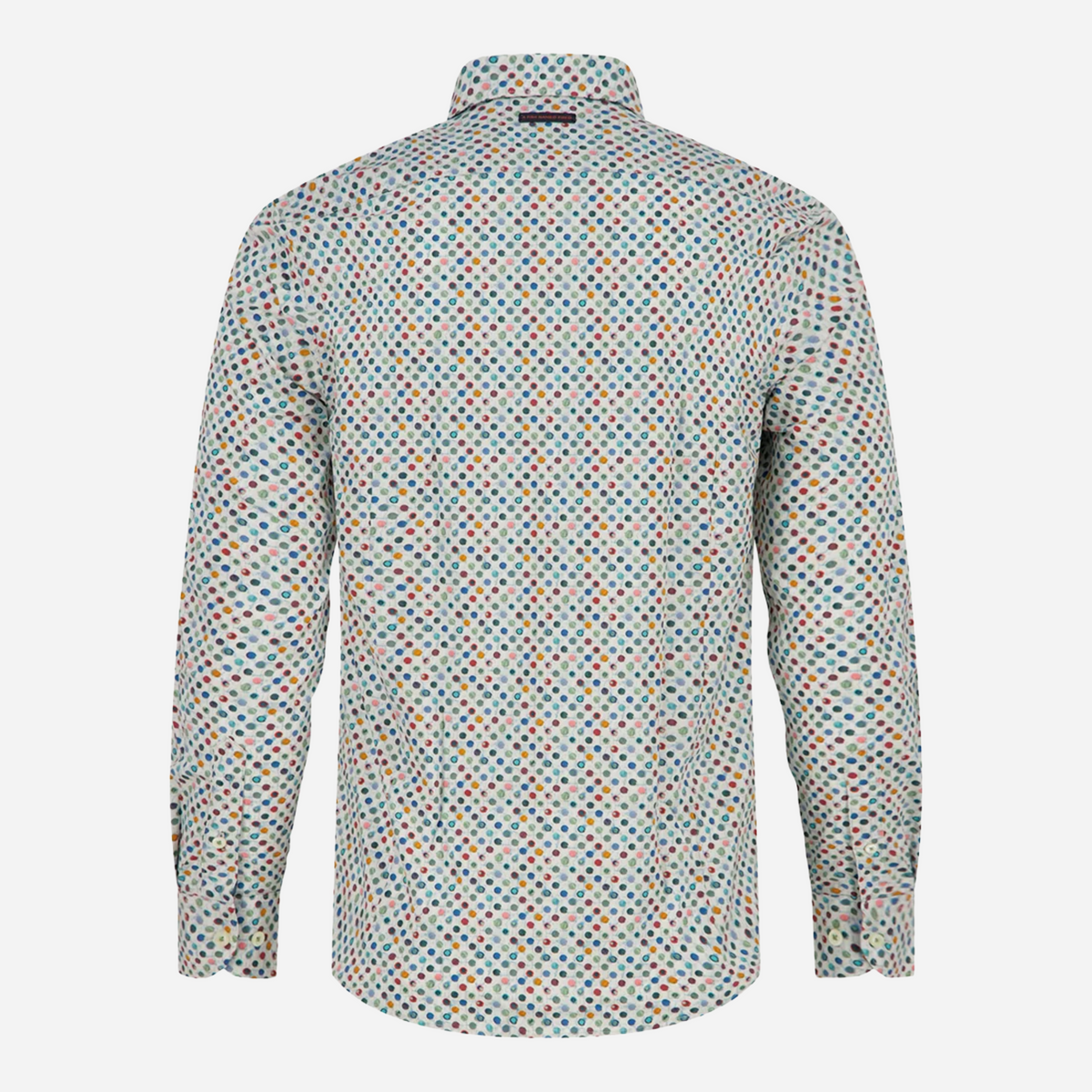 A Fish Named Fred Rounds Printed Shirt - Off White
