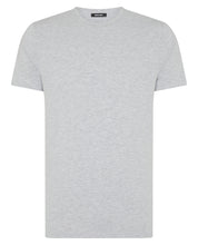 Load image into Gallery viewer, REMUS UOMO Stretch Cotton T Shirt in Light Grey Melange 133-53121
