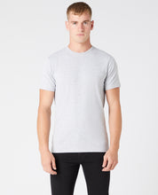 Load image into Gallery viewer, REMUS UOMO Stretch Cotton T Shirt in Light Grey Melange 133-53121
