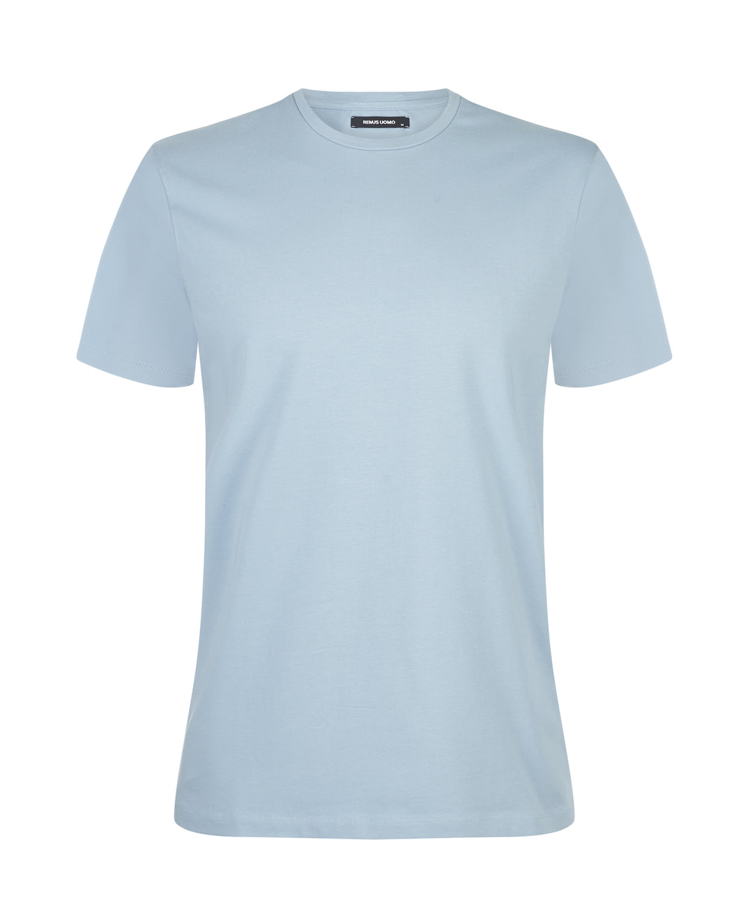 REMUS UOMO Stretch Cotton T Shirt in Light Blue 133-53121