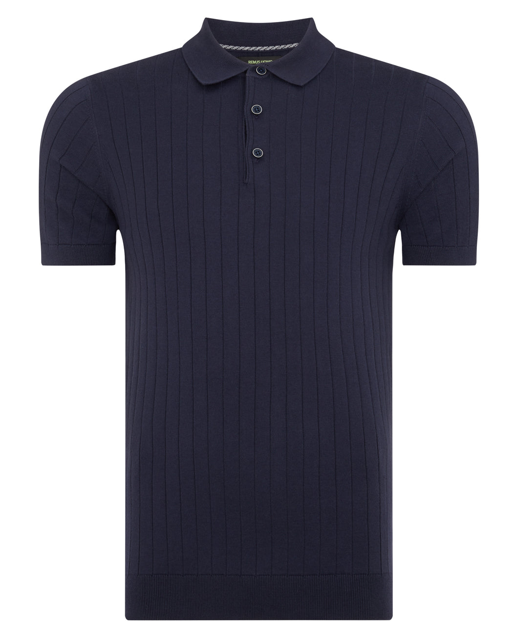 REMUS UOMO Short Sleeve Knitted Polo Shirt 3-58633