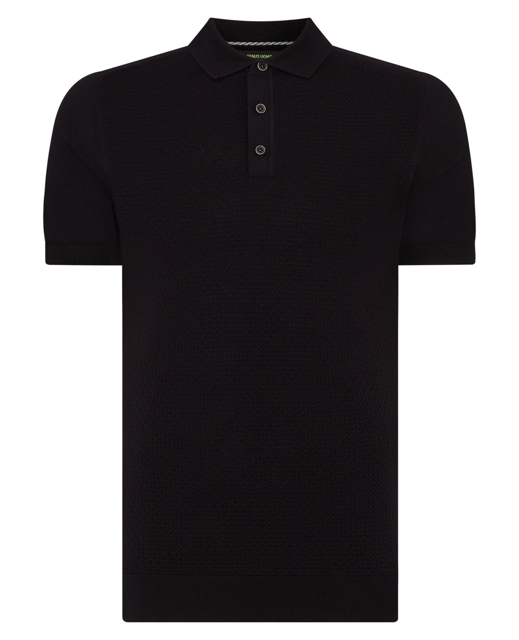 REMUS UOMO Short Sleeve Knitted Polo Shirt 3-58679