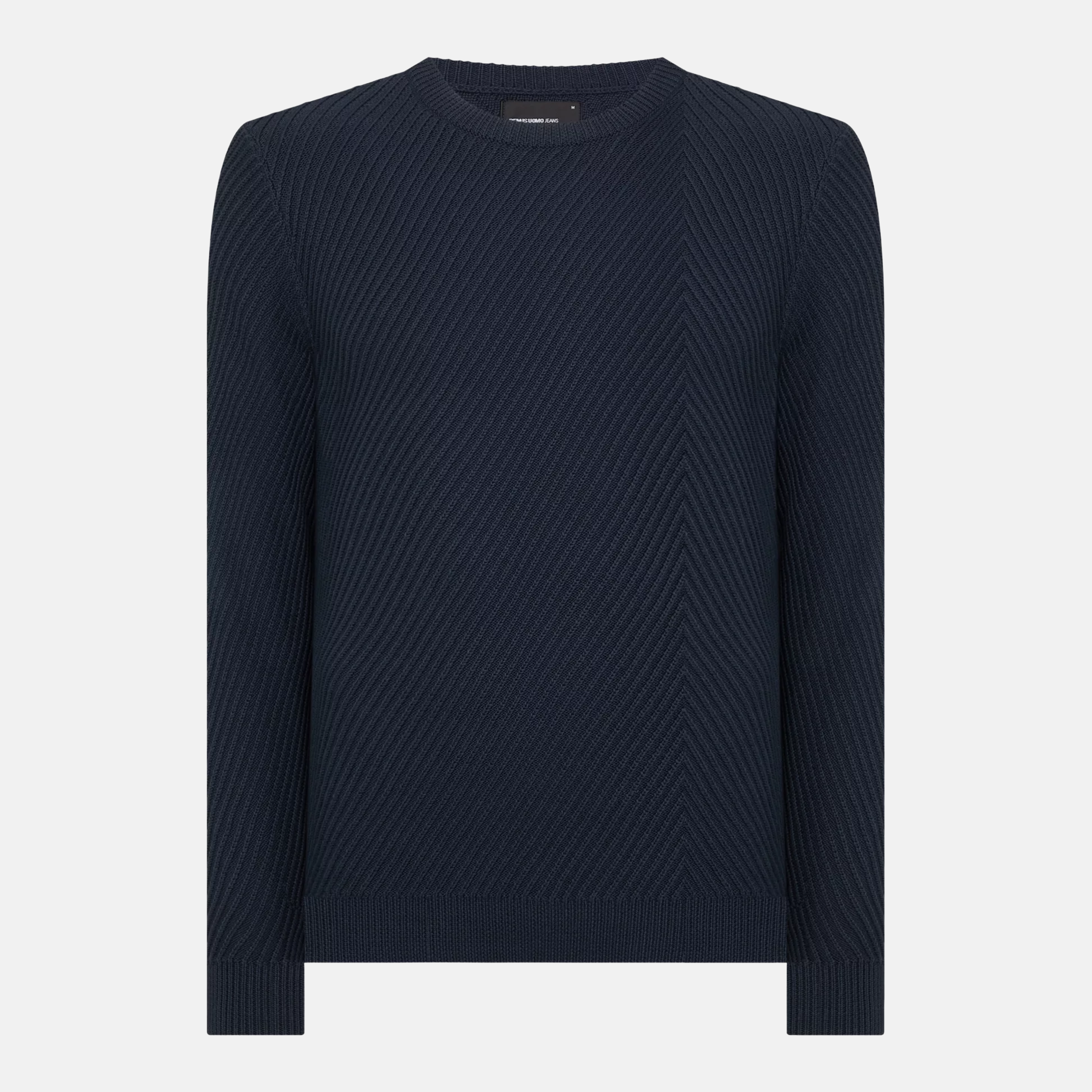 Remus Cotton Interest Fabric Jumper - Navy