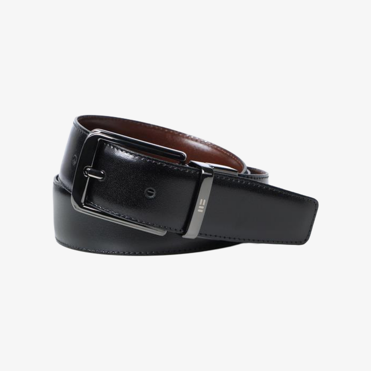 Miguel Bellido 32mm Reversible Leather Belt - Black-Brown