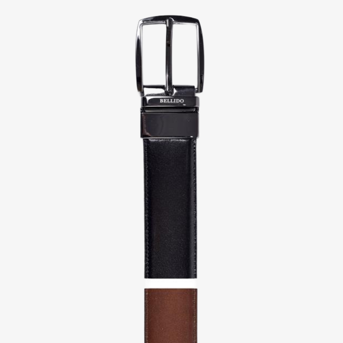 Miguel Bellido 32mm Reversible Leather Belt - Black-Brown