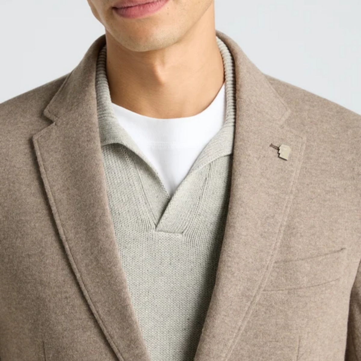 Remus Antoni Wool Blend Jacket - Beige