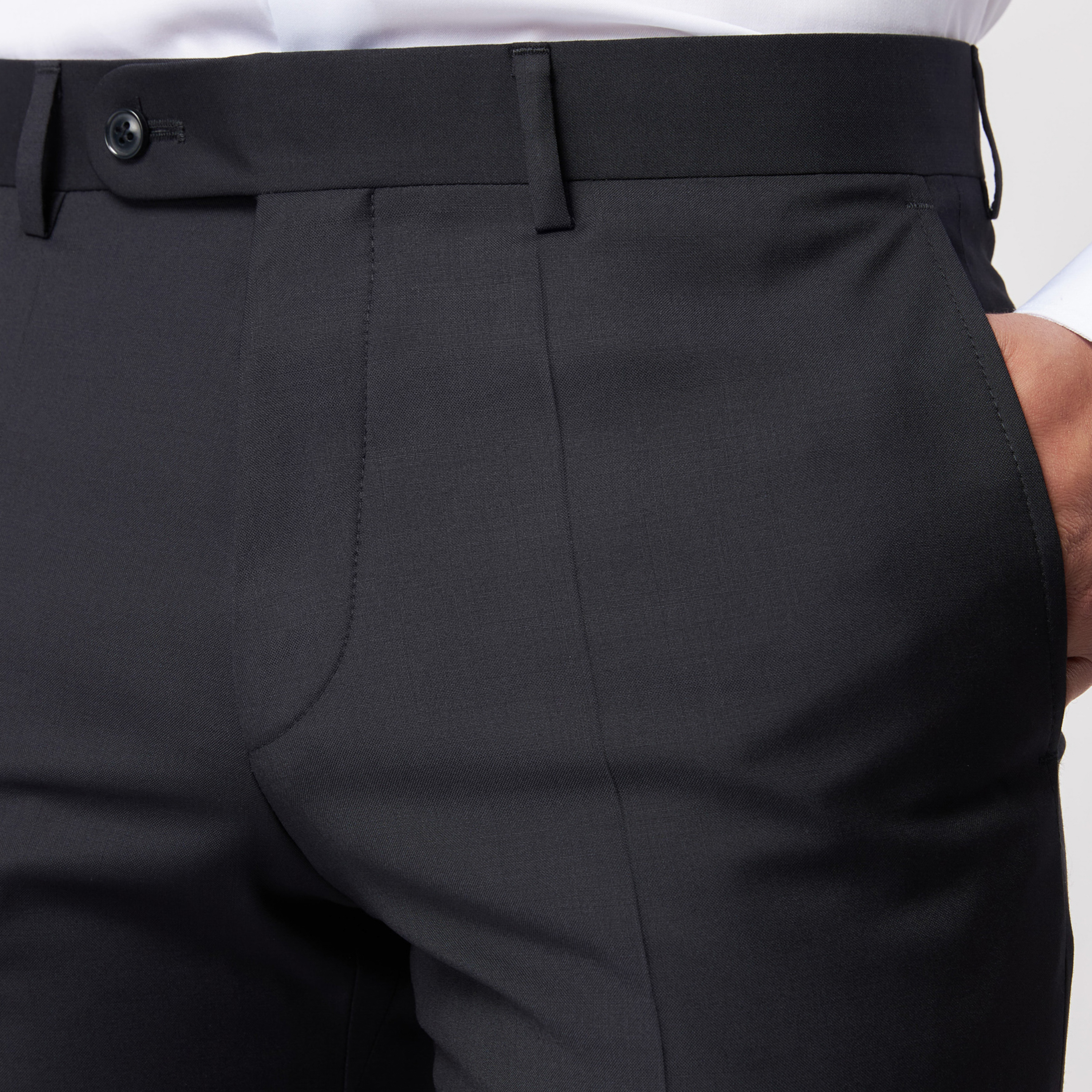 Roy Robson Regular Fit Freestyle Suit Trousers - Navy