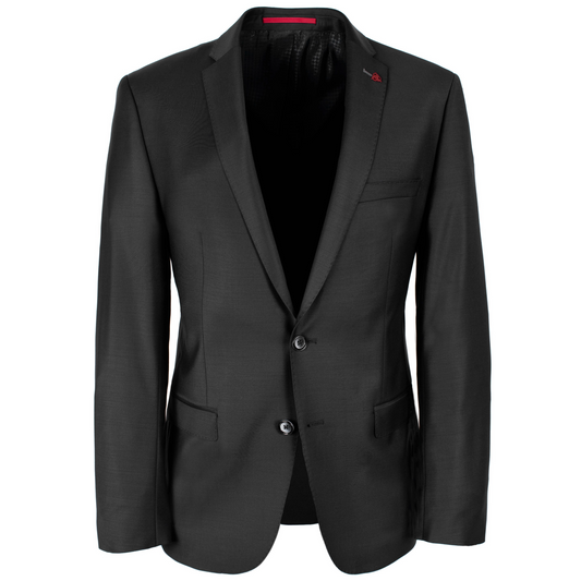 Roy Robson Slim Fit Freestyle Suit Jacket - Black