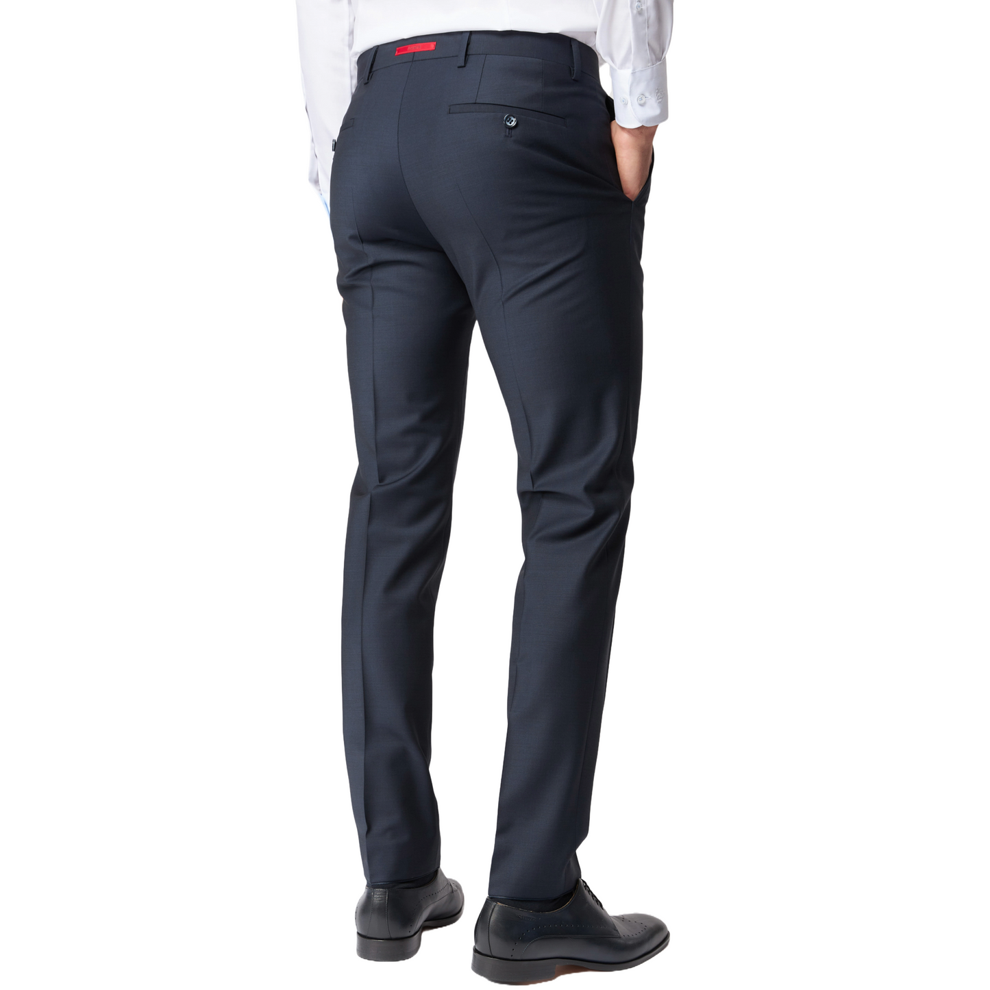 Roy Robson Slim Fit Freestyle Suit Trousers - Navy