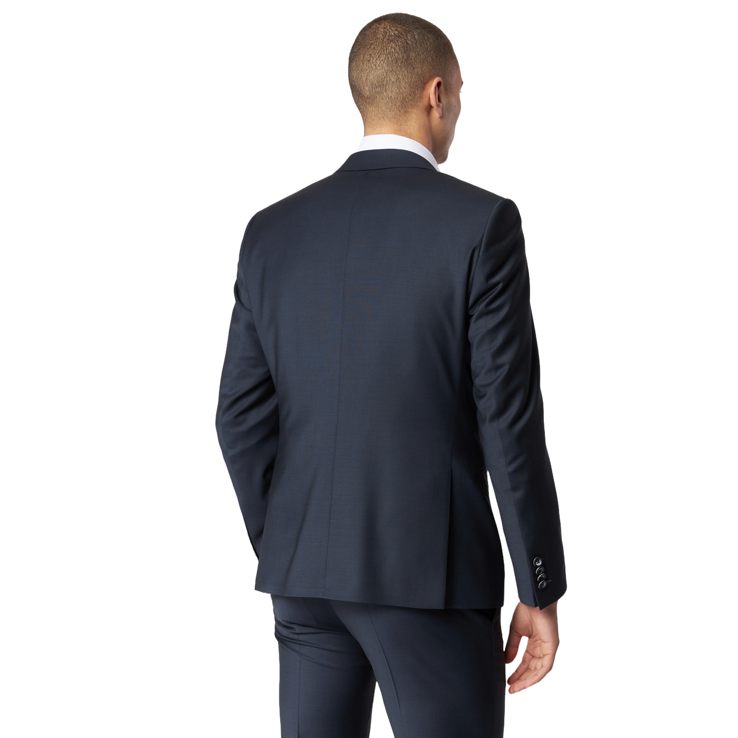 Roy Robson Slim Fit Freestyle Suit Jacket - Navy