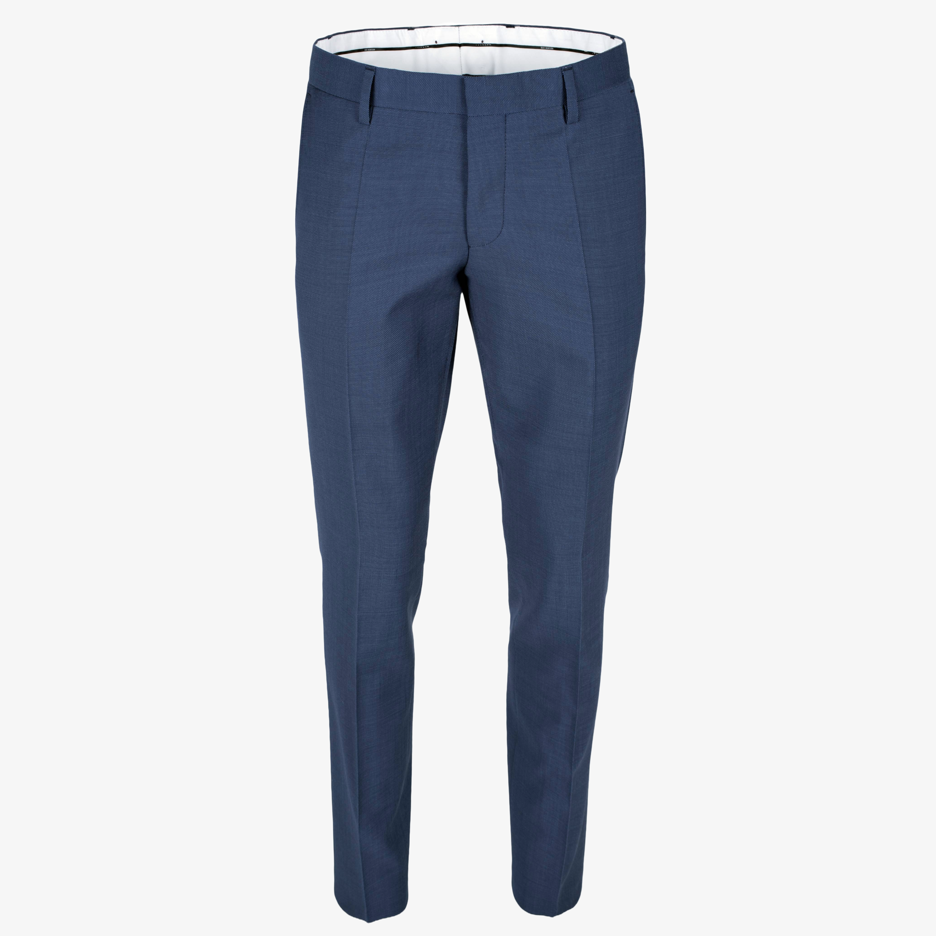 Roy Robson Slim Fit Freestyle Suit Trousers - Blue