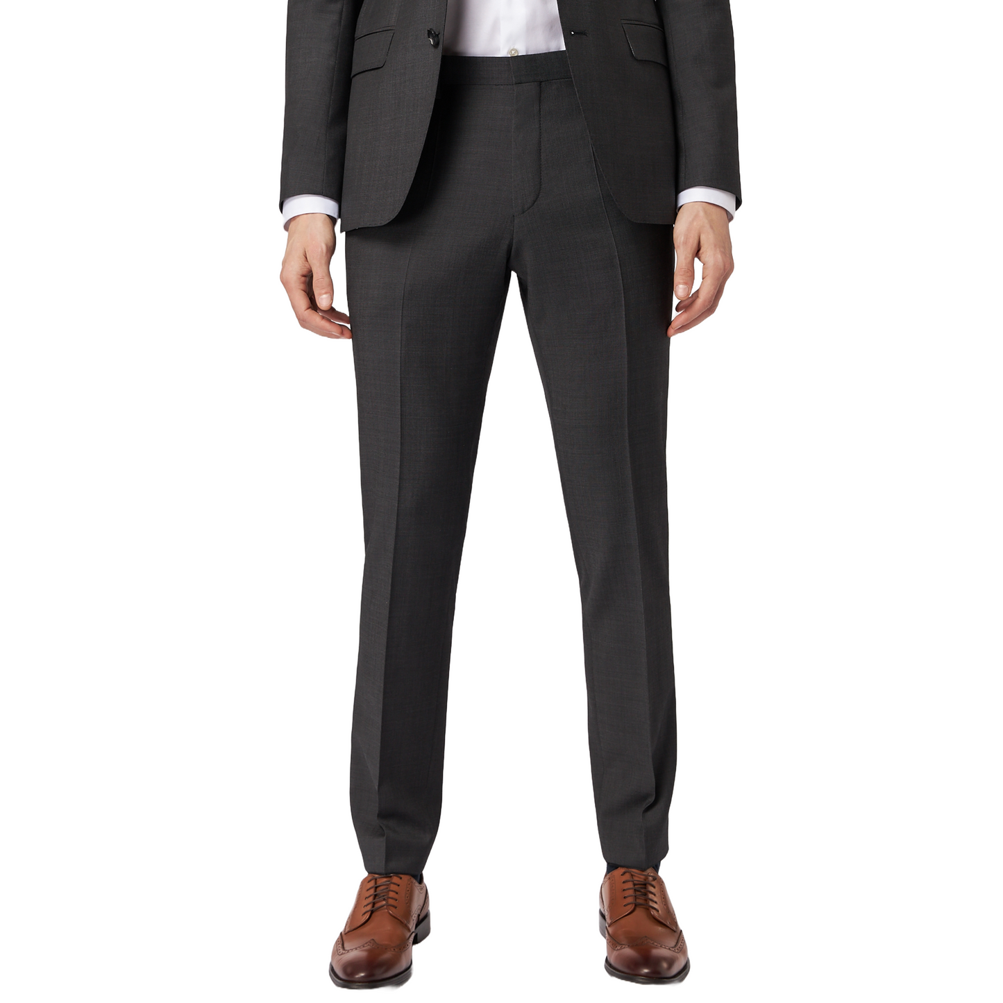 Roy Robson Freestyle Suit Trousers - Dark Grey