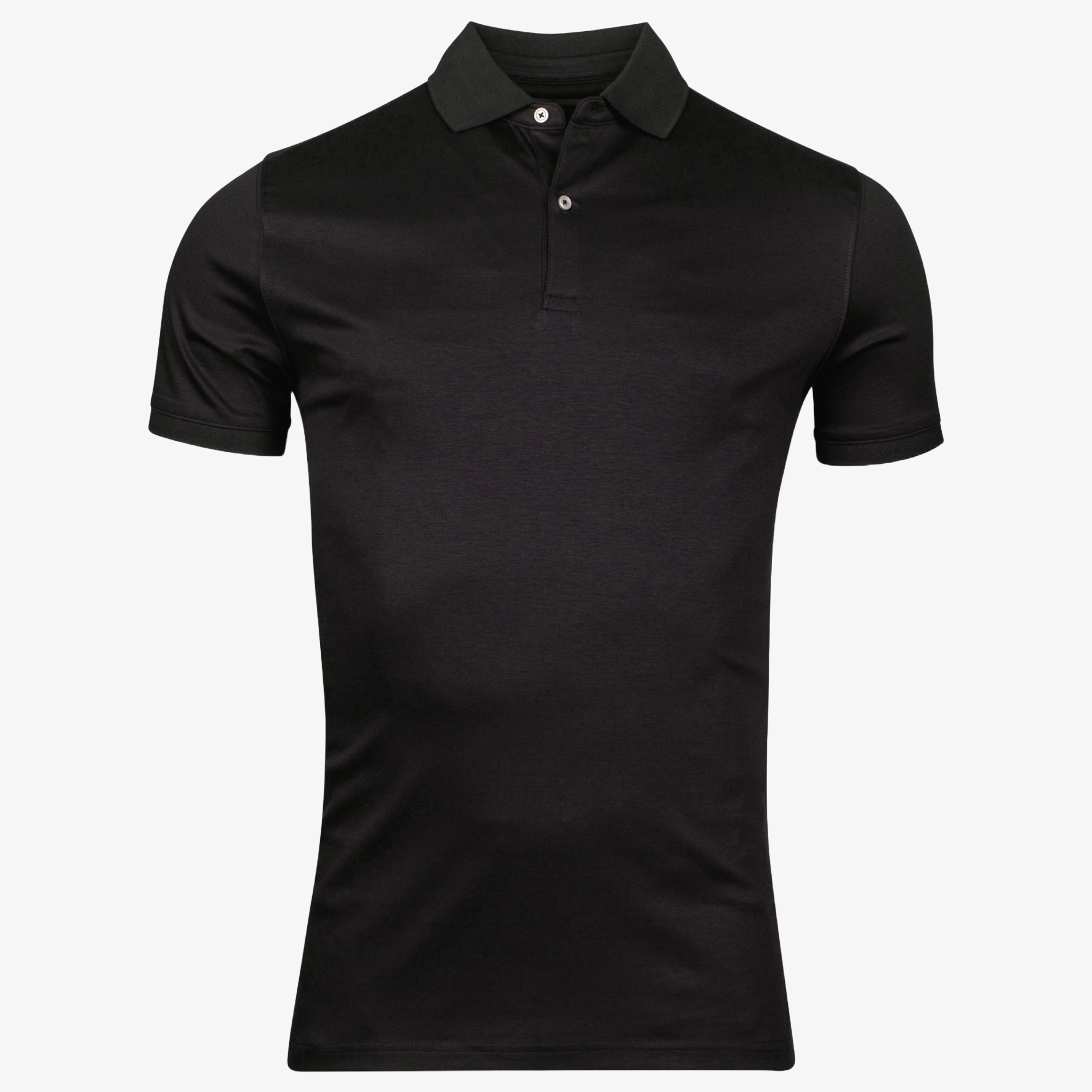 Thomas Maine Liquid Cotton Polo Shirt - Navy