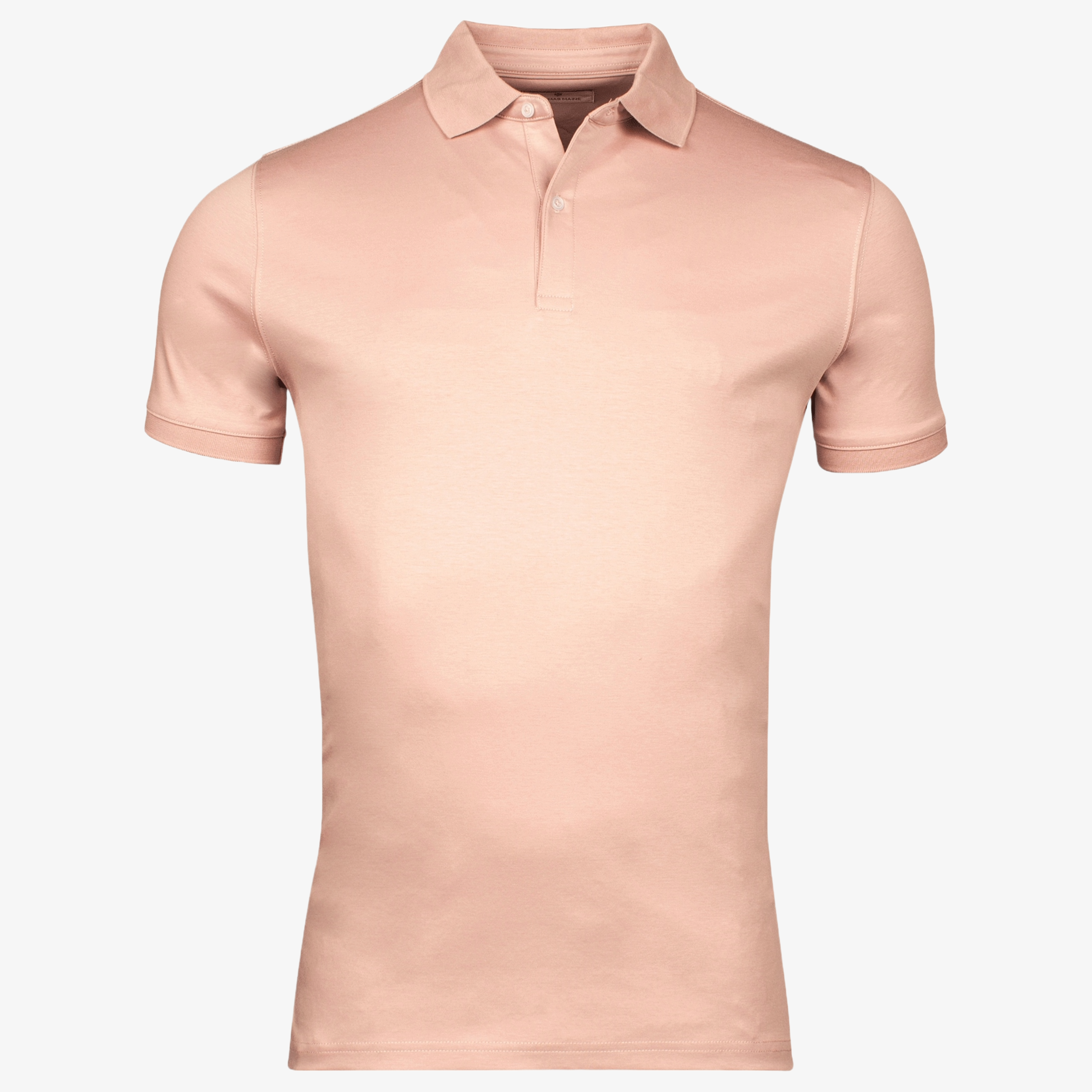 Thomas Maine Liquid Cotton Polo Shirt - Pink