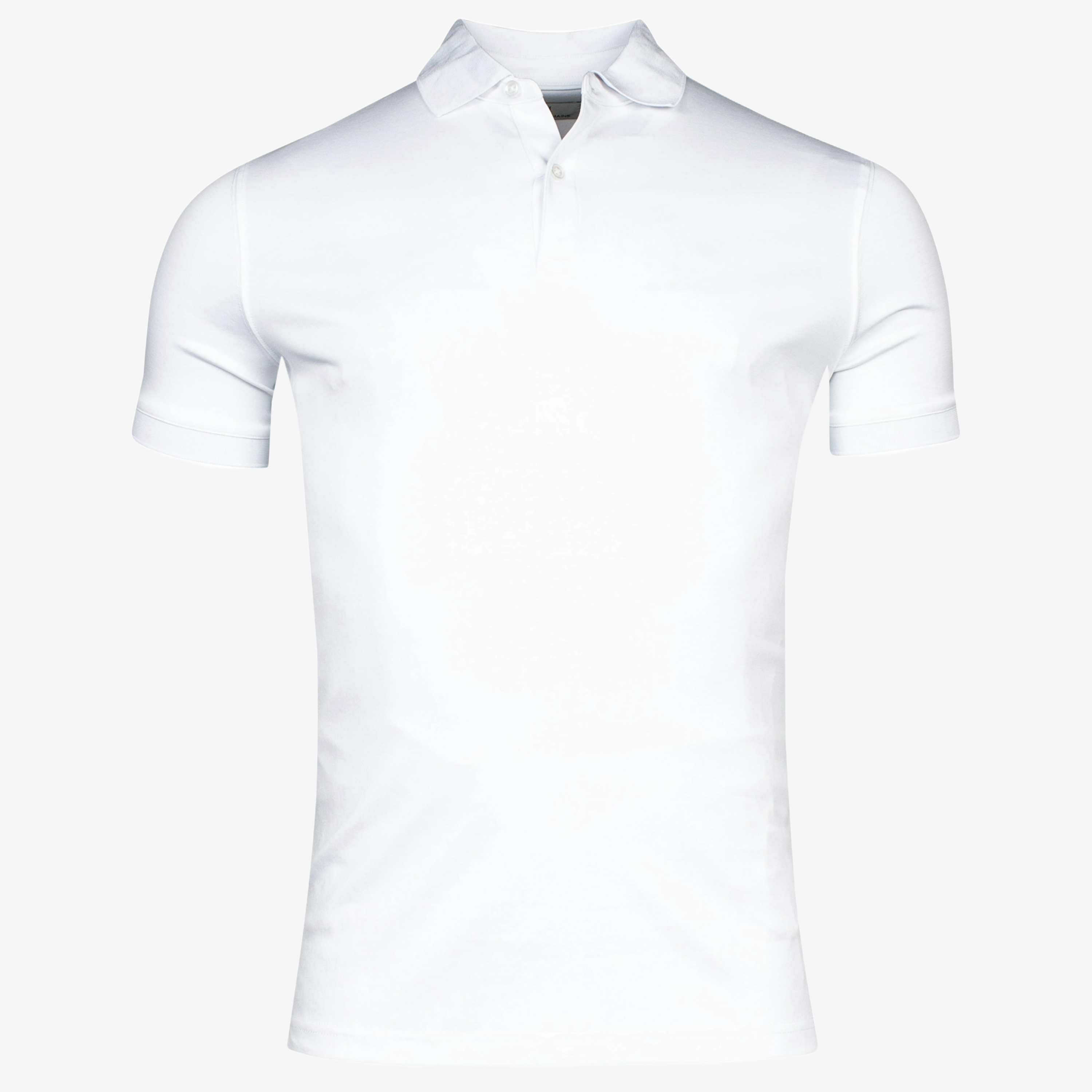 Thomas Maine Liquid Cotton Polo Shirt - White