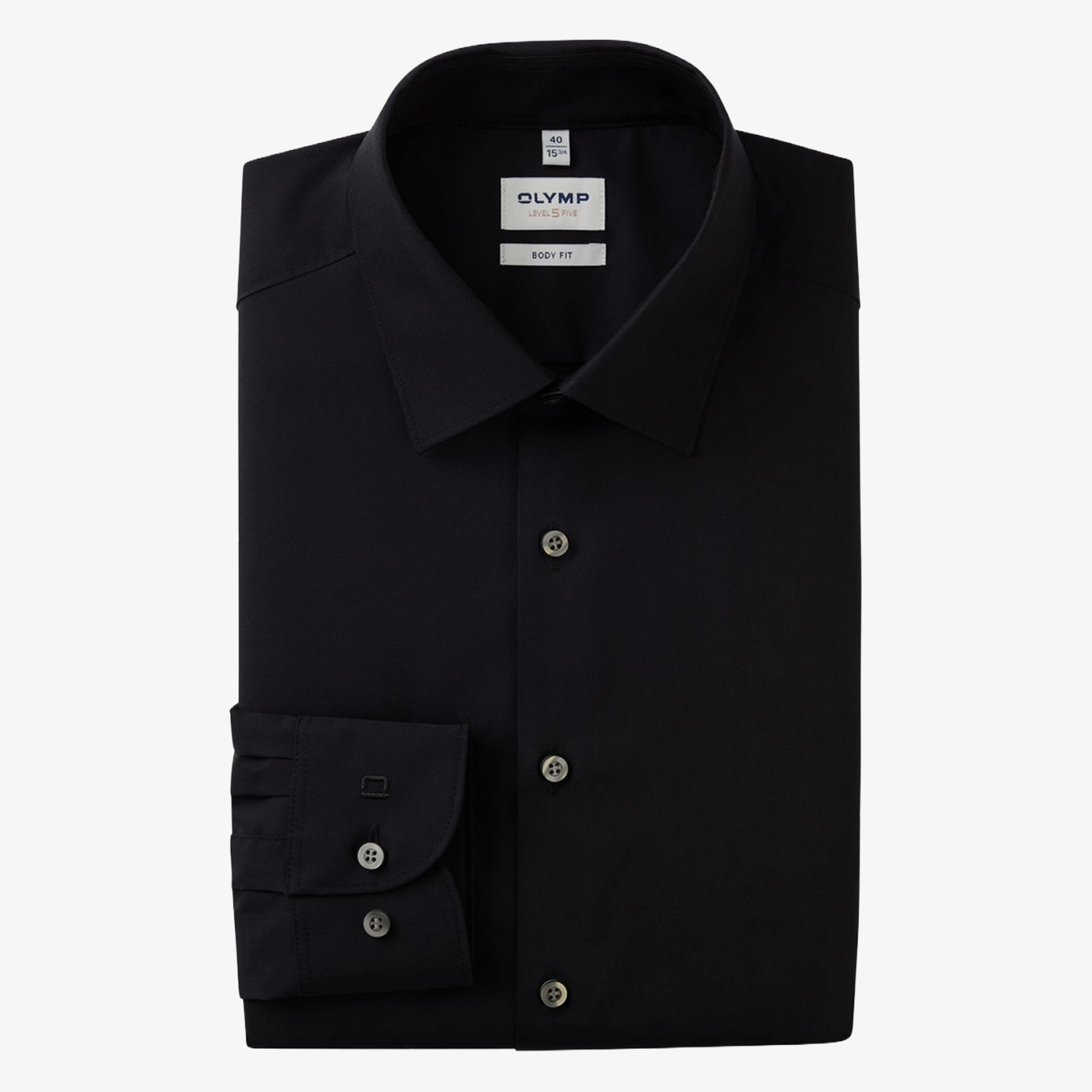 Olymp Level 5 Slim Fit Shirt - Black