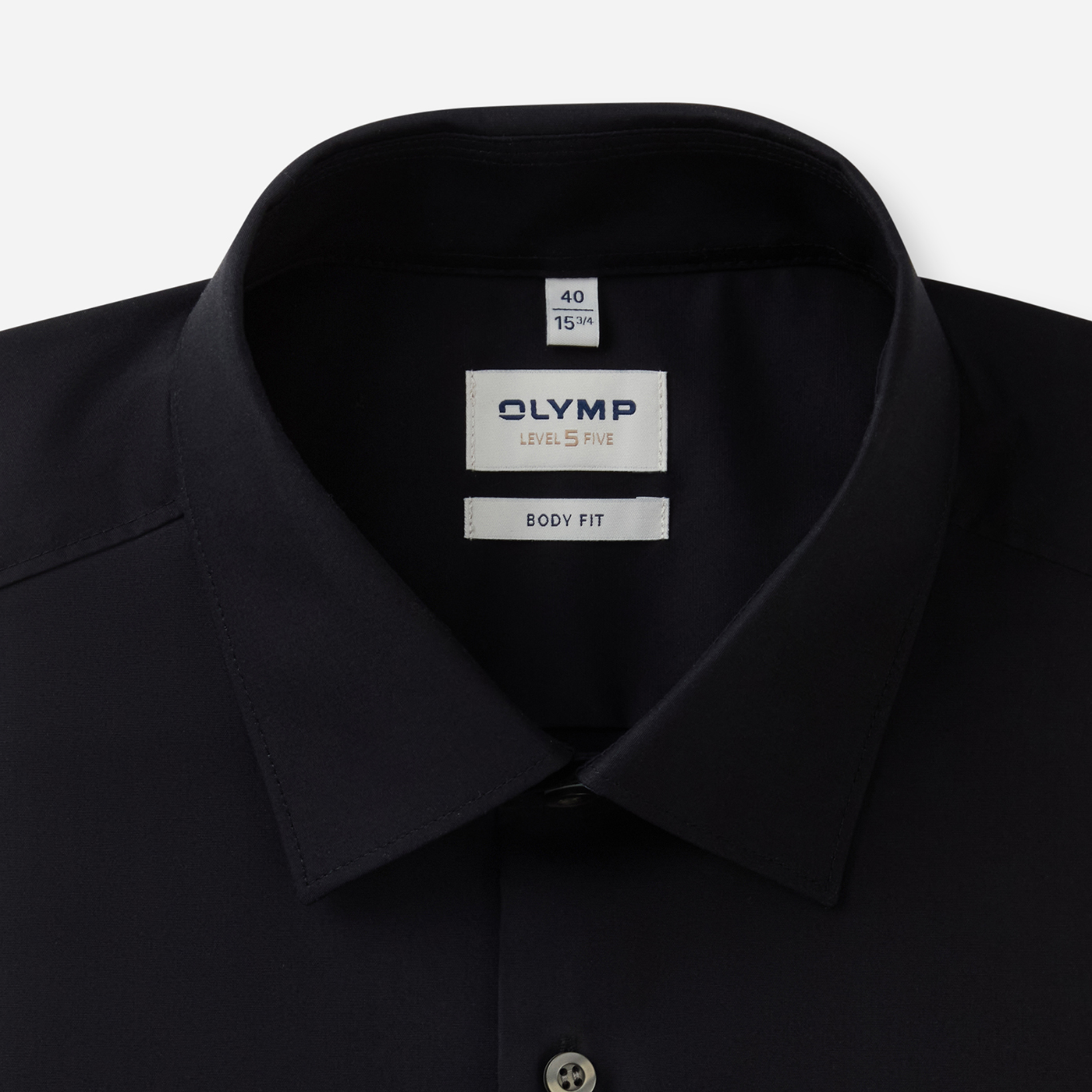 Olymp Level 5 Slim Fit Shirt - Black