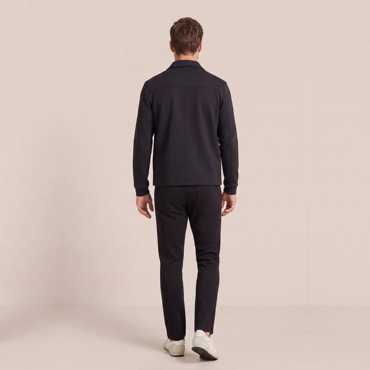 Thomas Maine Casual Jersey Trousers - Navy