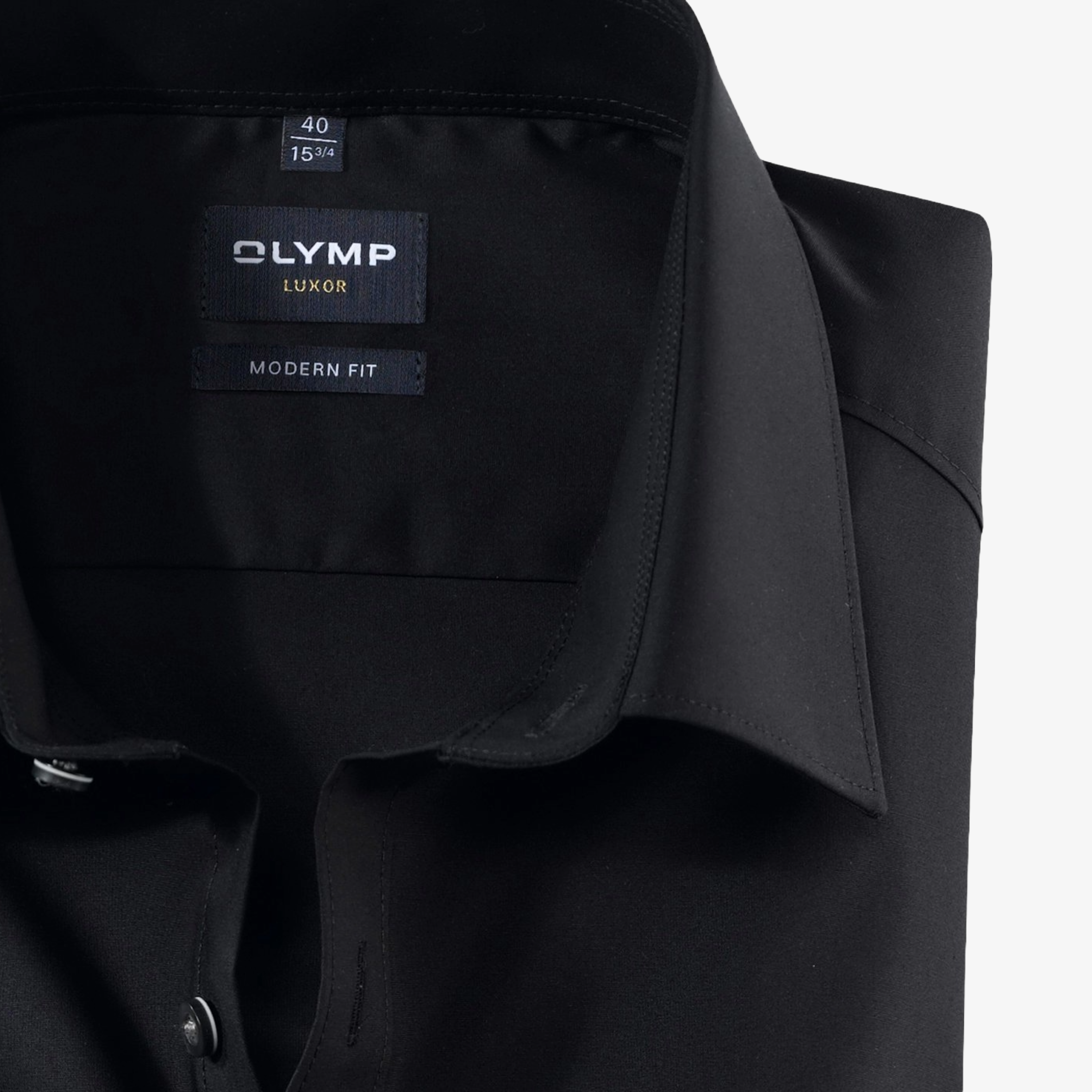 Olymp Luxor Modern Fit Non-Iron Shirt - Black