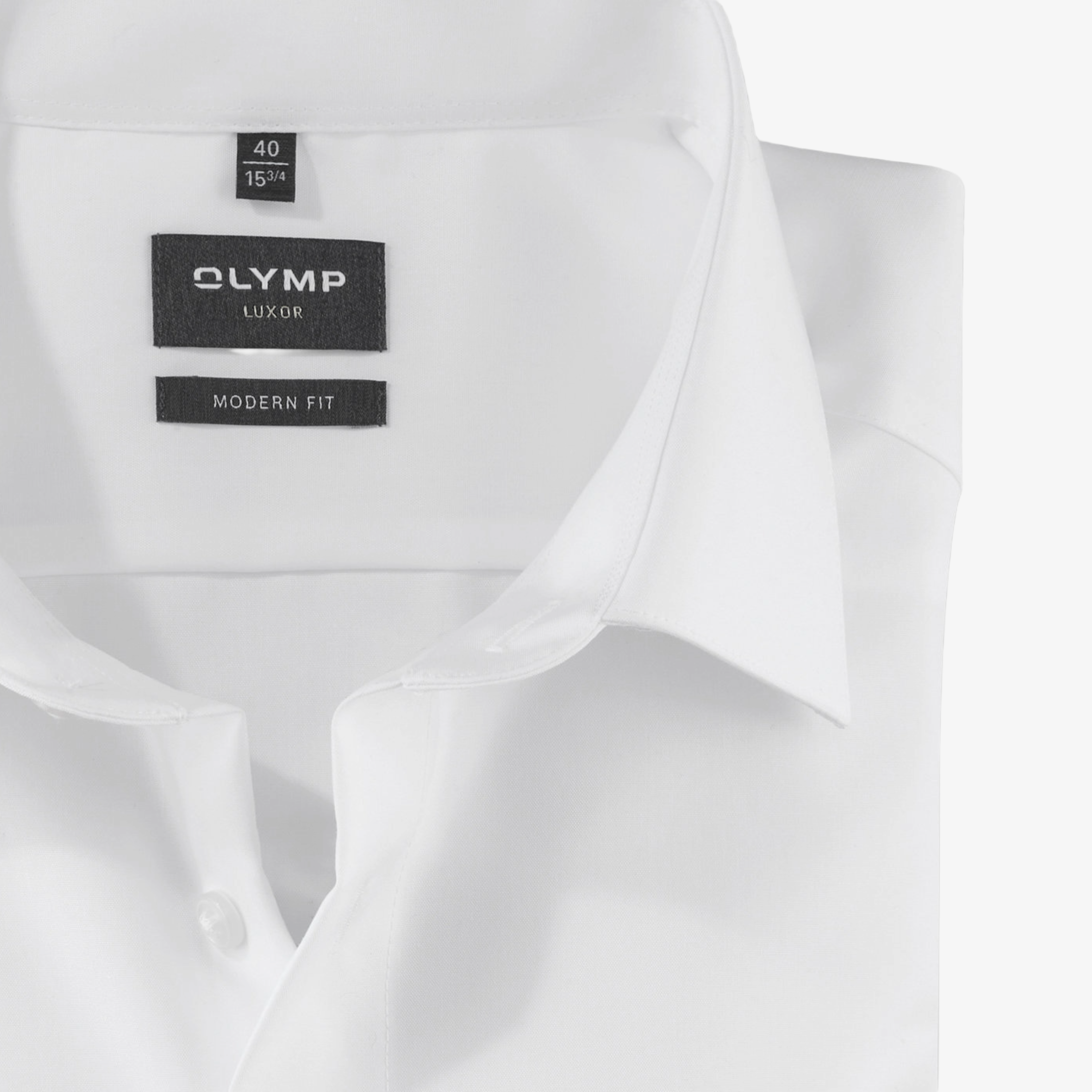 Olymp Luxor Modern Fit Non-Iron Shirt - White