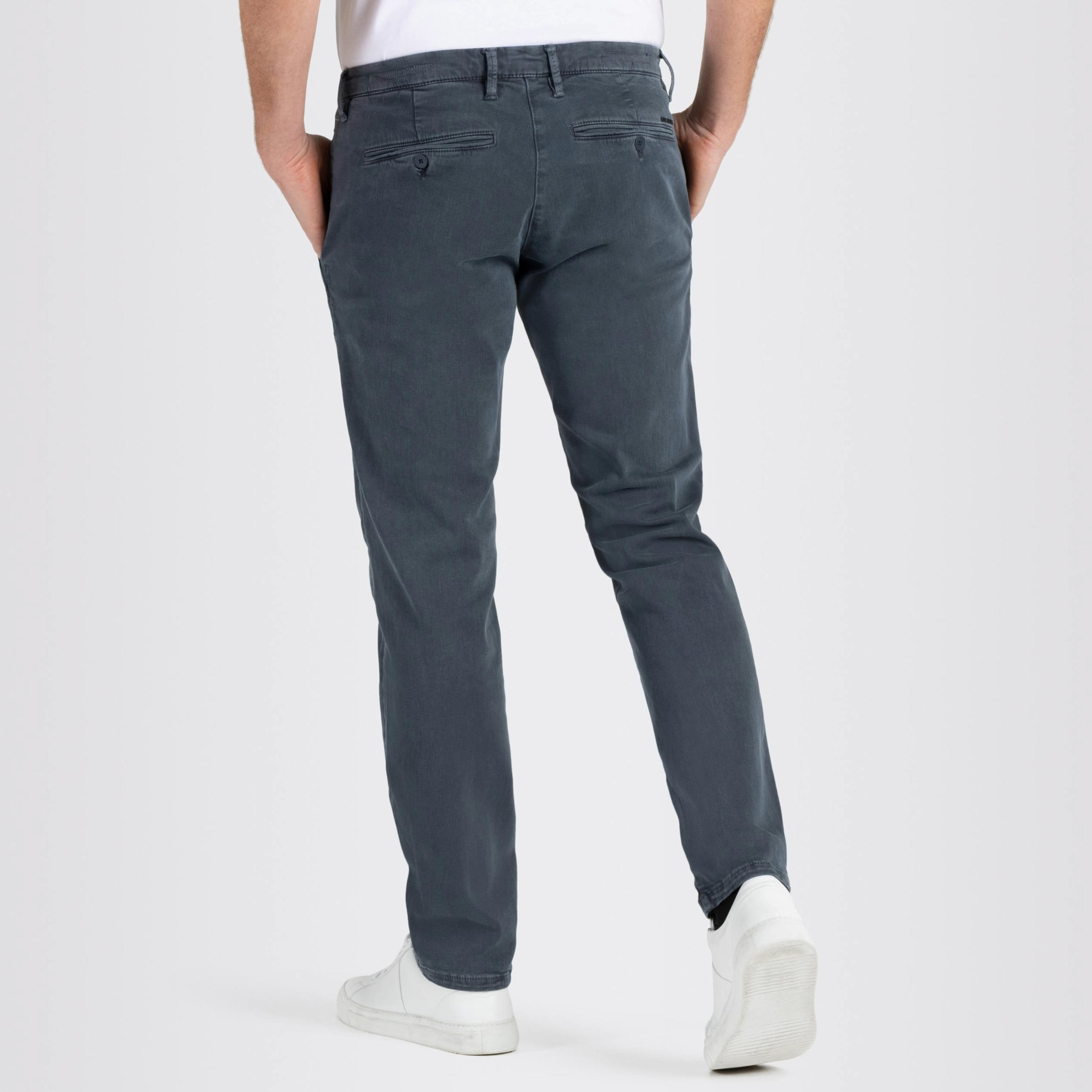 Mac Macflexx Slim Fit Driver Chinos - Blue-Grey
