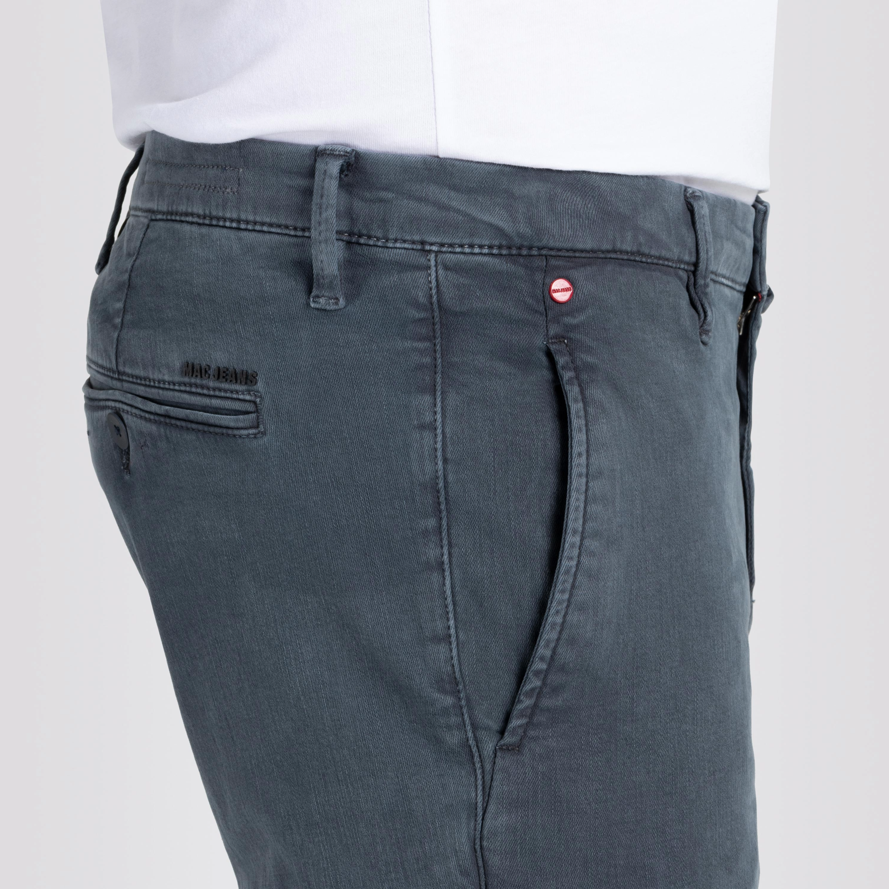 Mac Macflexx Slim Fit Driver Chinos - Blue-Grey