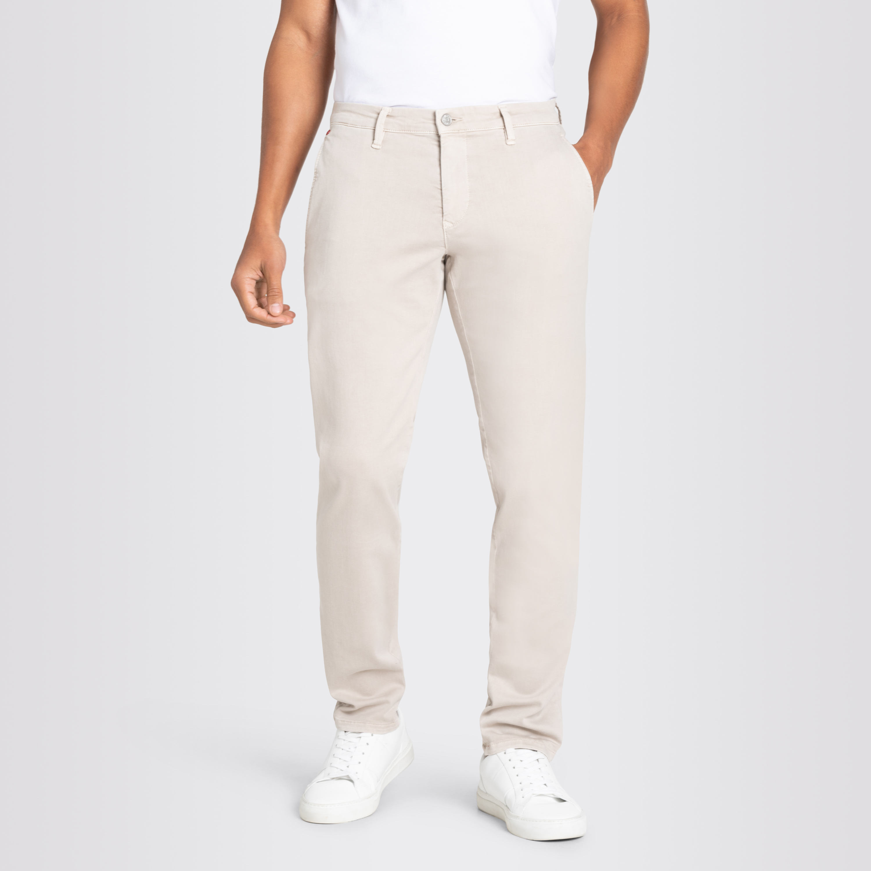 Mac Macflexx Slim Fit Driver Chinos - Light Beige