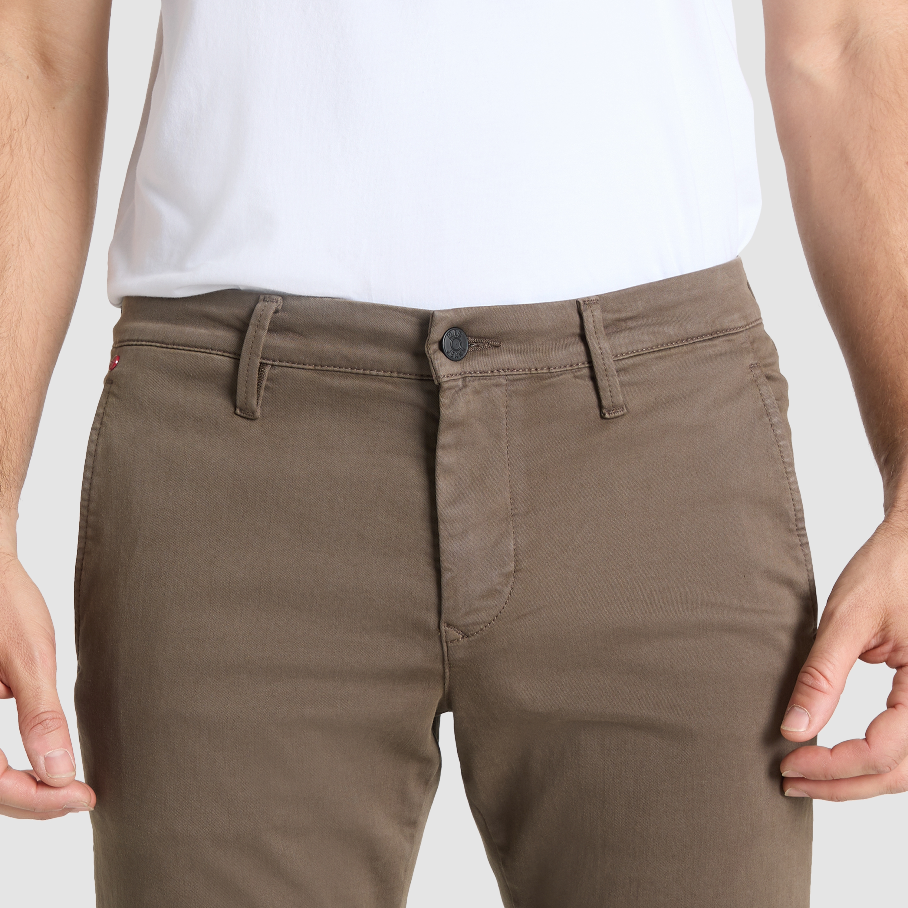 Mac Macflexx Slim Fit Driver Chinos - Brown