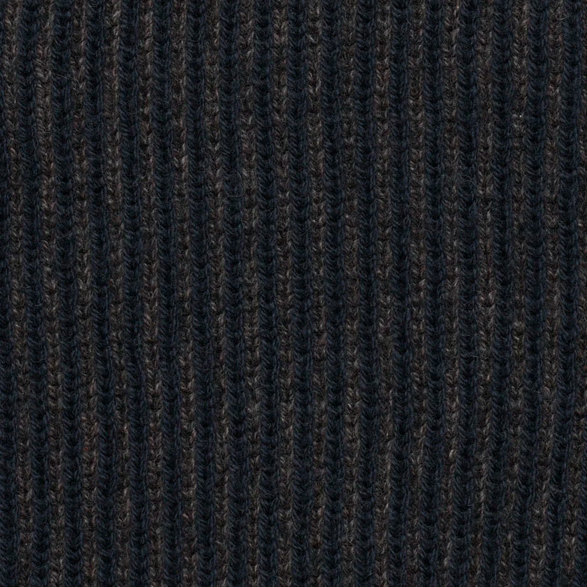 Bugatti Knitted Cotton Cashmere Long Sleeve Polo Shirt - Navy
