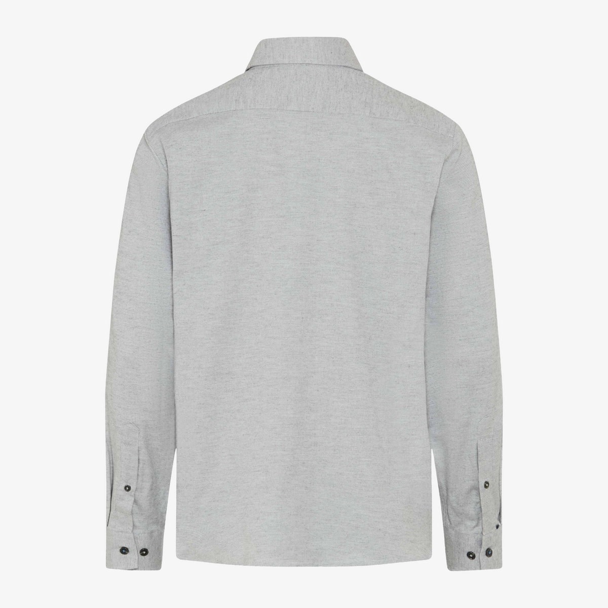 Brax Harold Cotton Flannel Shirt - Light Grey