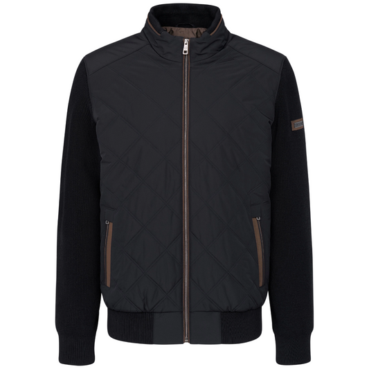 Bugatti Hybrid Zip Jacket - Navy