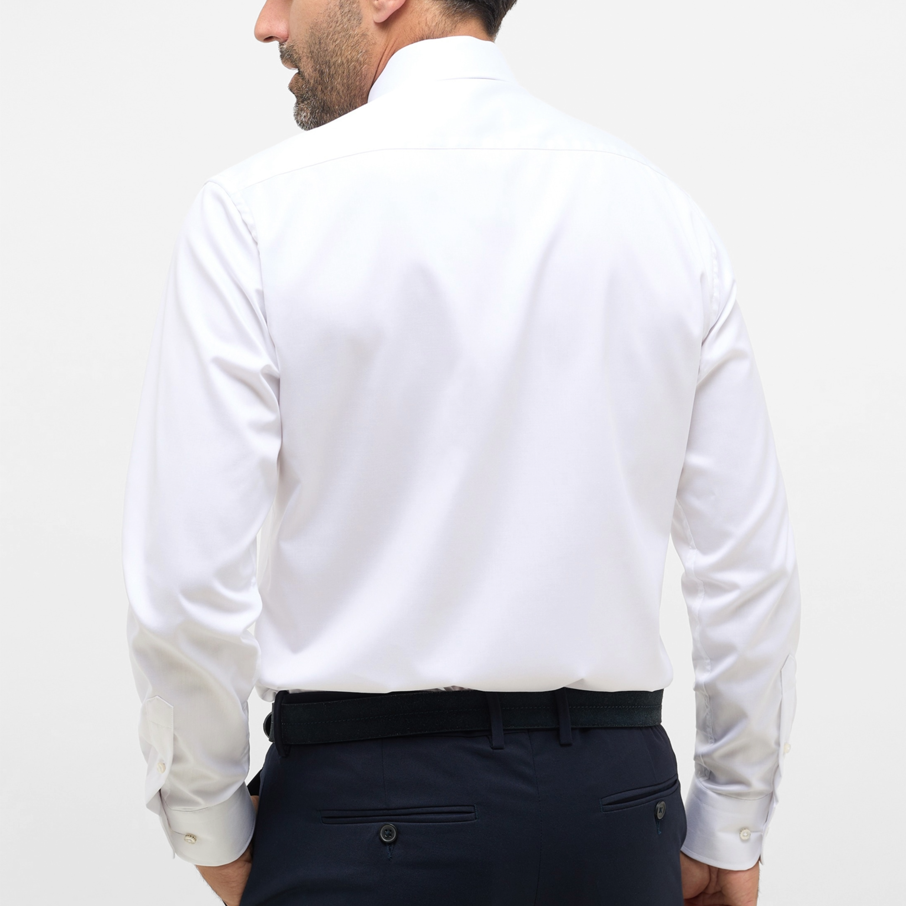 Eterna 1863 Pure Cotton Non Iron Shirt - White