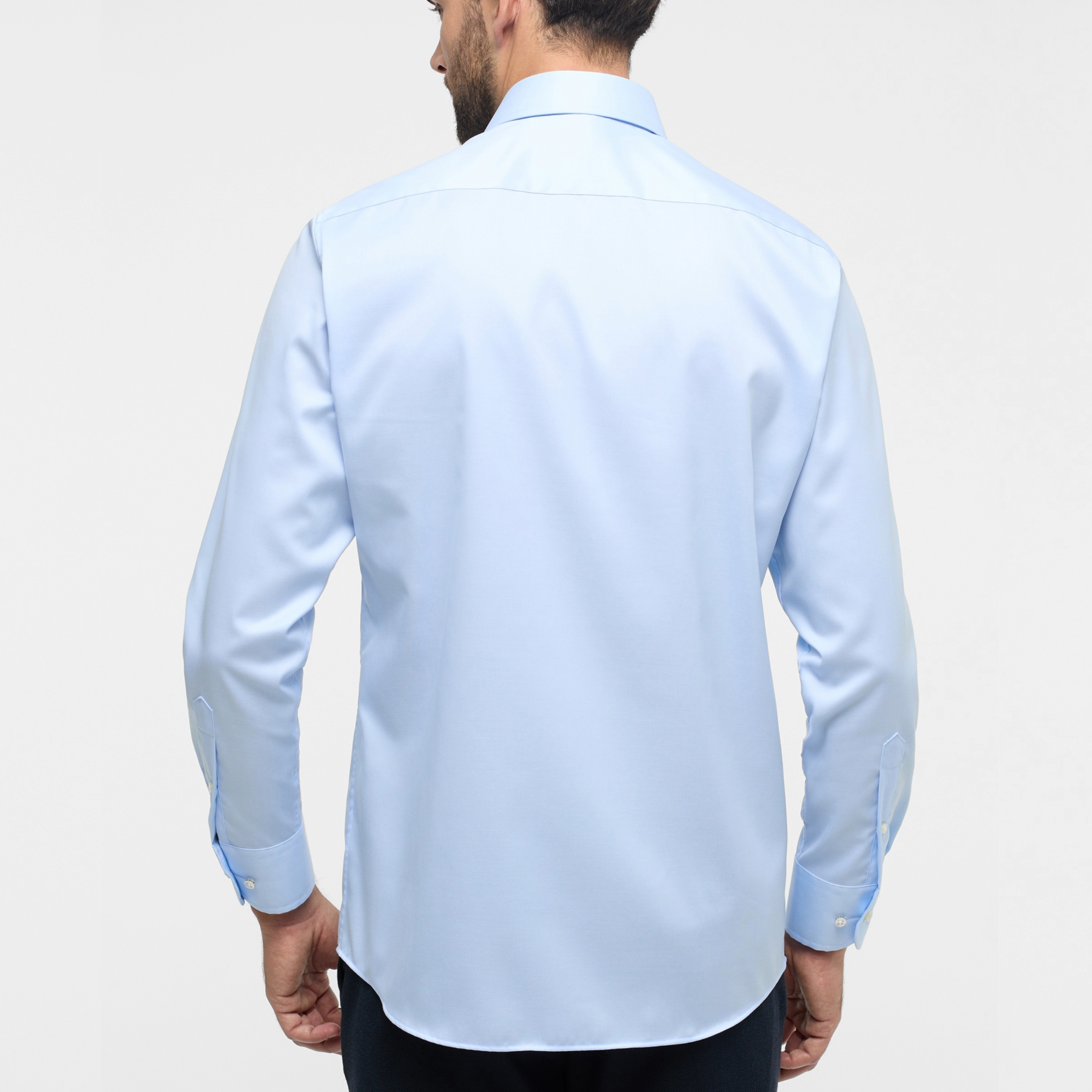 Eterna 1863 Pure Cotton Non Iron Shirt - Light Blue