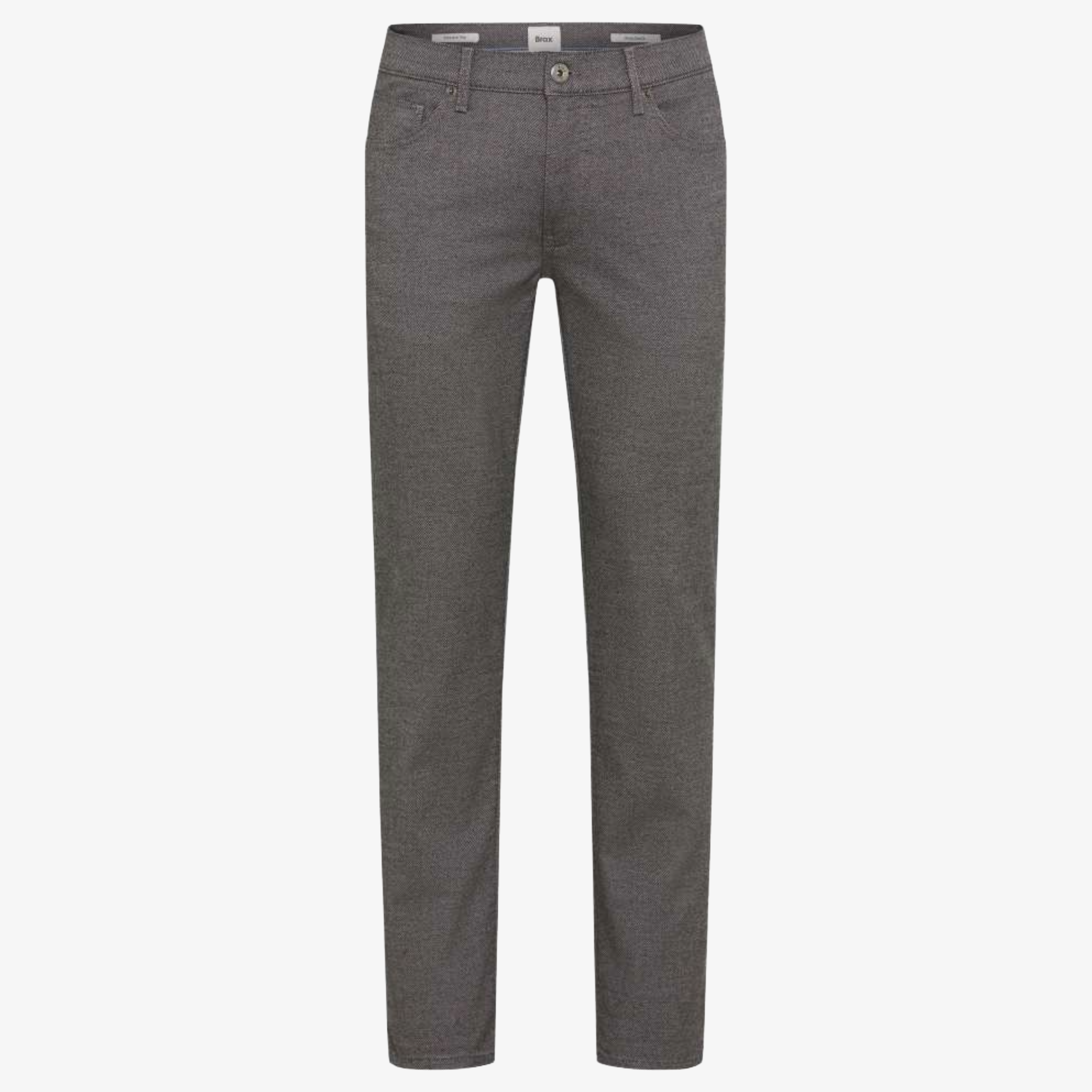 Brax Cadiz Woo-Look Straight Fit Trousers - Graphite