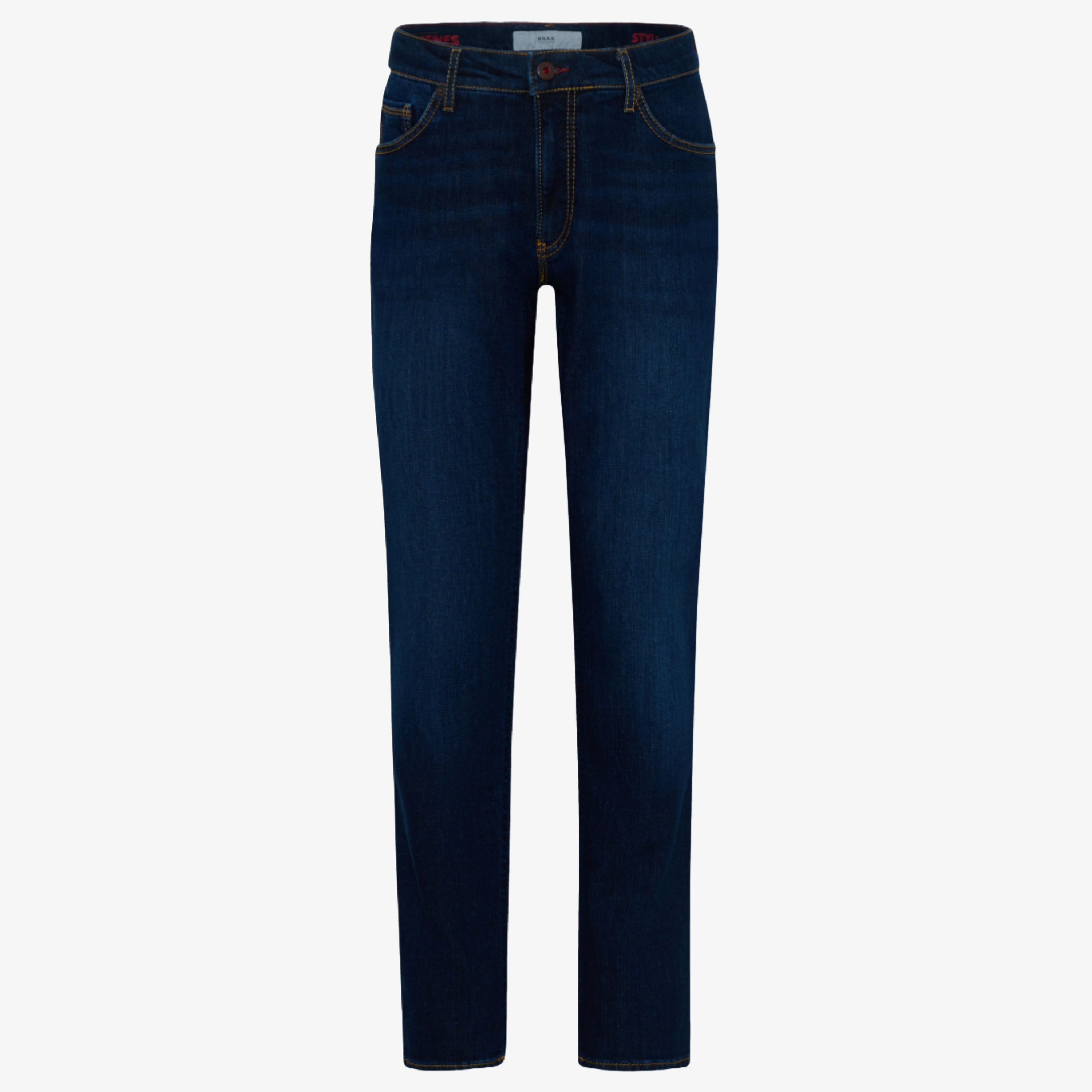 Brax Chuck Straight Leg Denim Jeans - Dark Blue