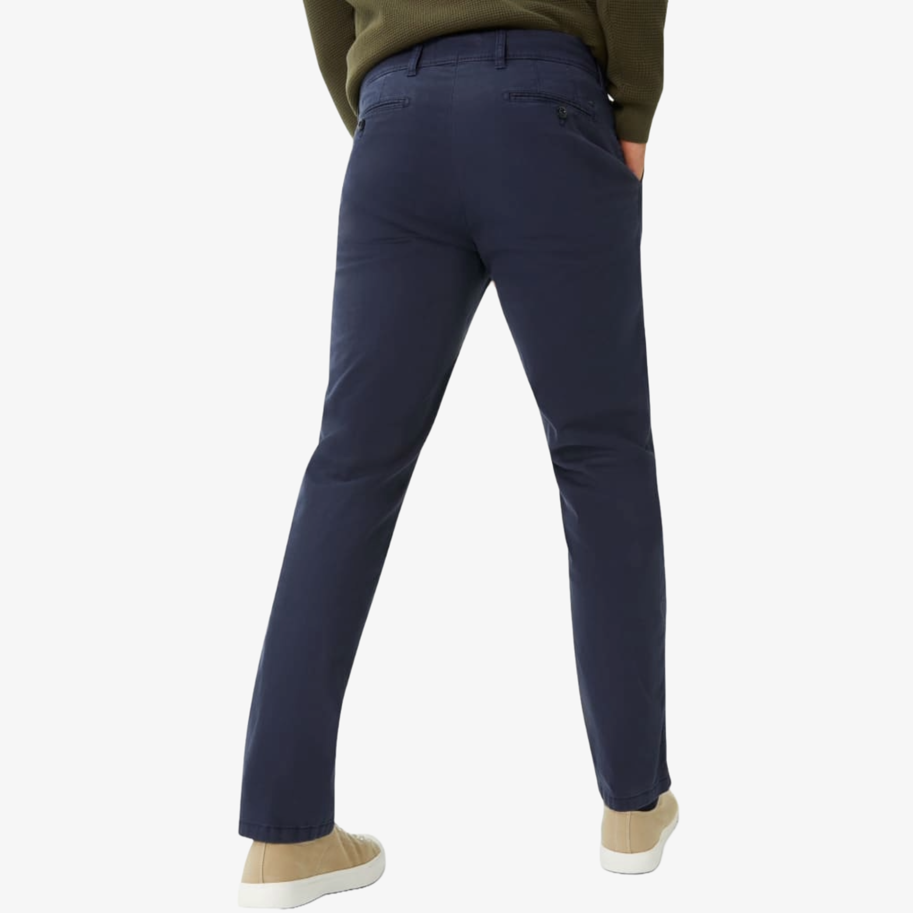 Brax Felix C Triplestone Straight Leg Chinos - Navy
