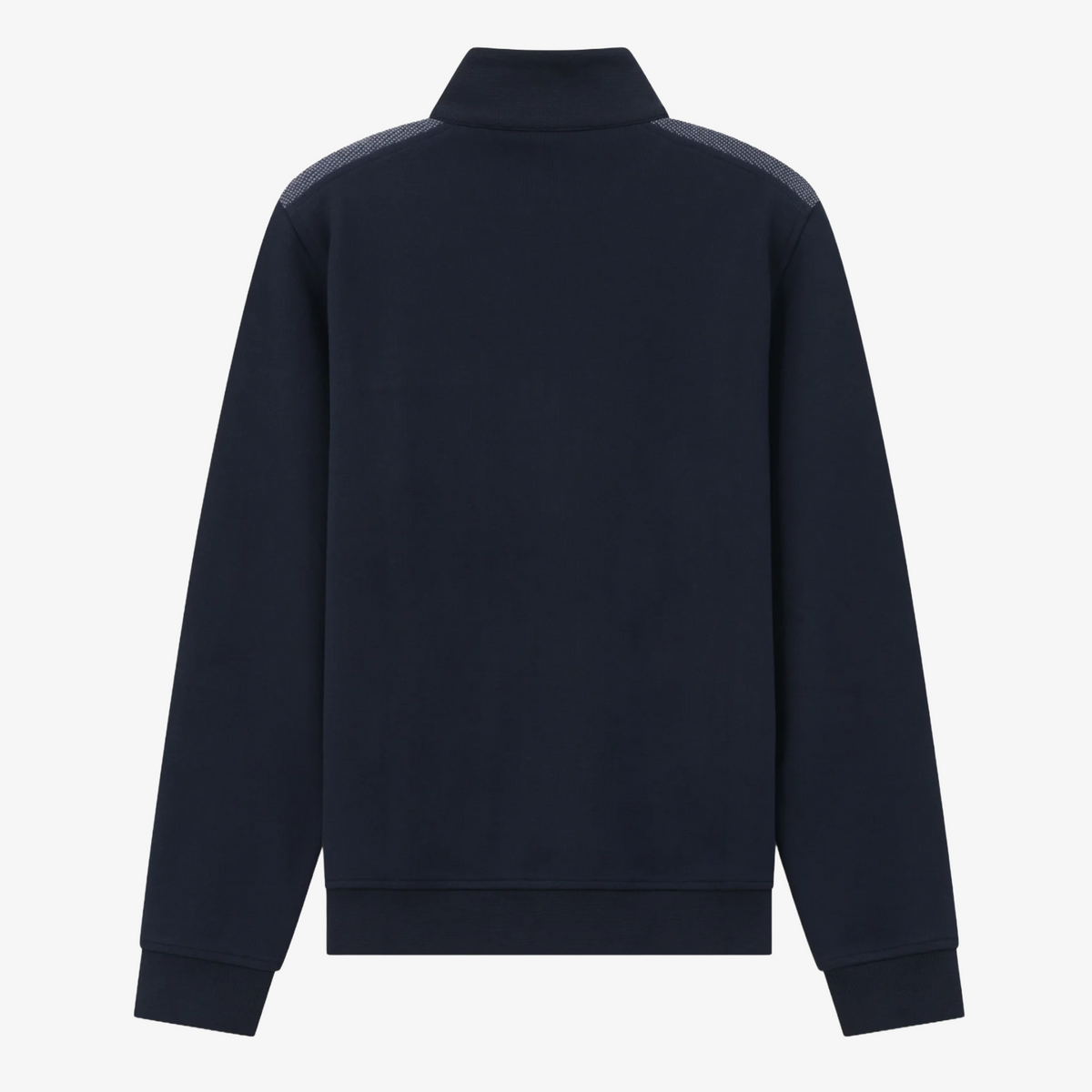 Bugatti Half Zip Contrast Jersey Sweatshirt - Navy