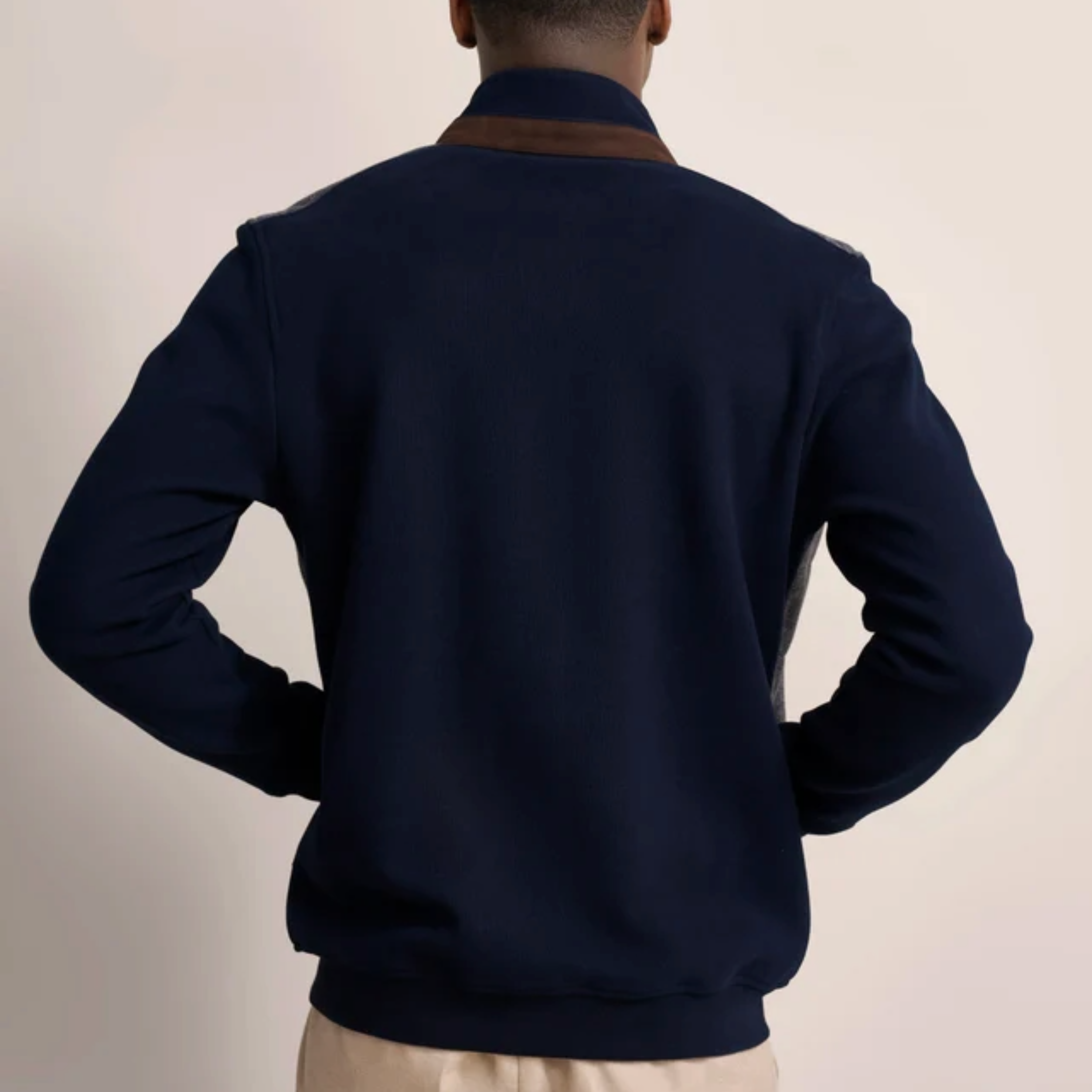 Bugatti Cotton Hybrid Jacket - Dark Navy