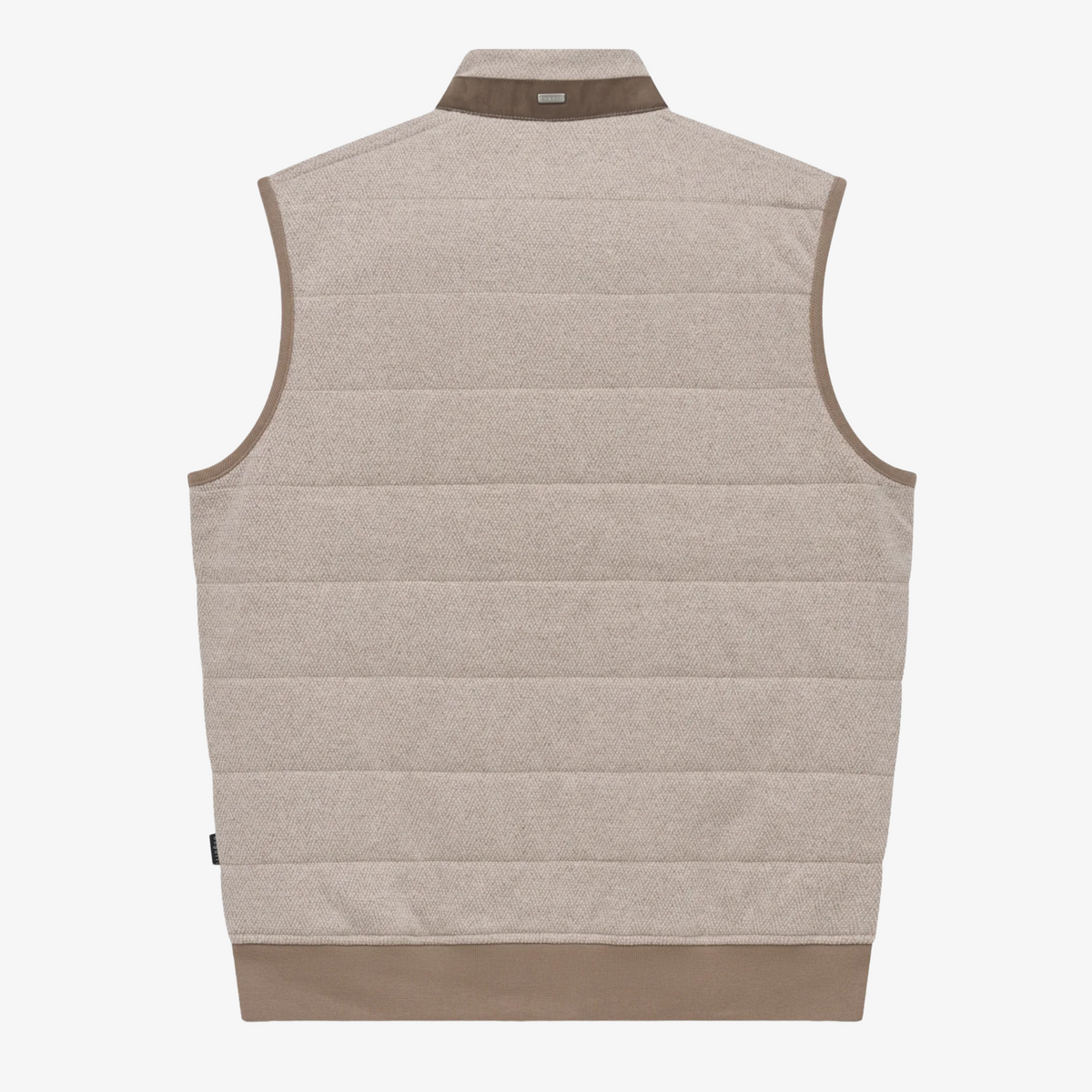 Bugatti Quilted Knitted Gilet - Beige
