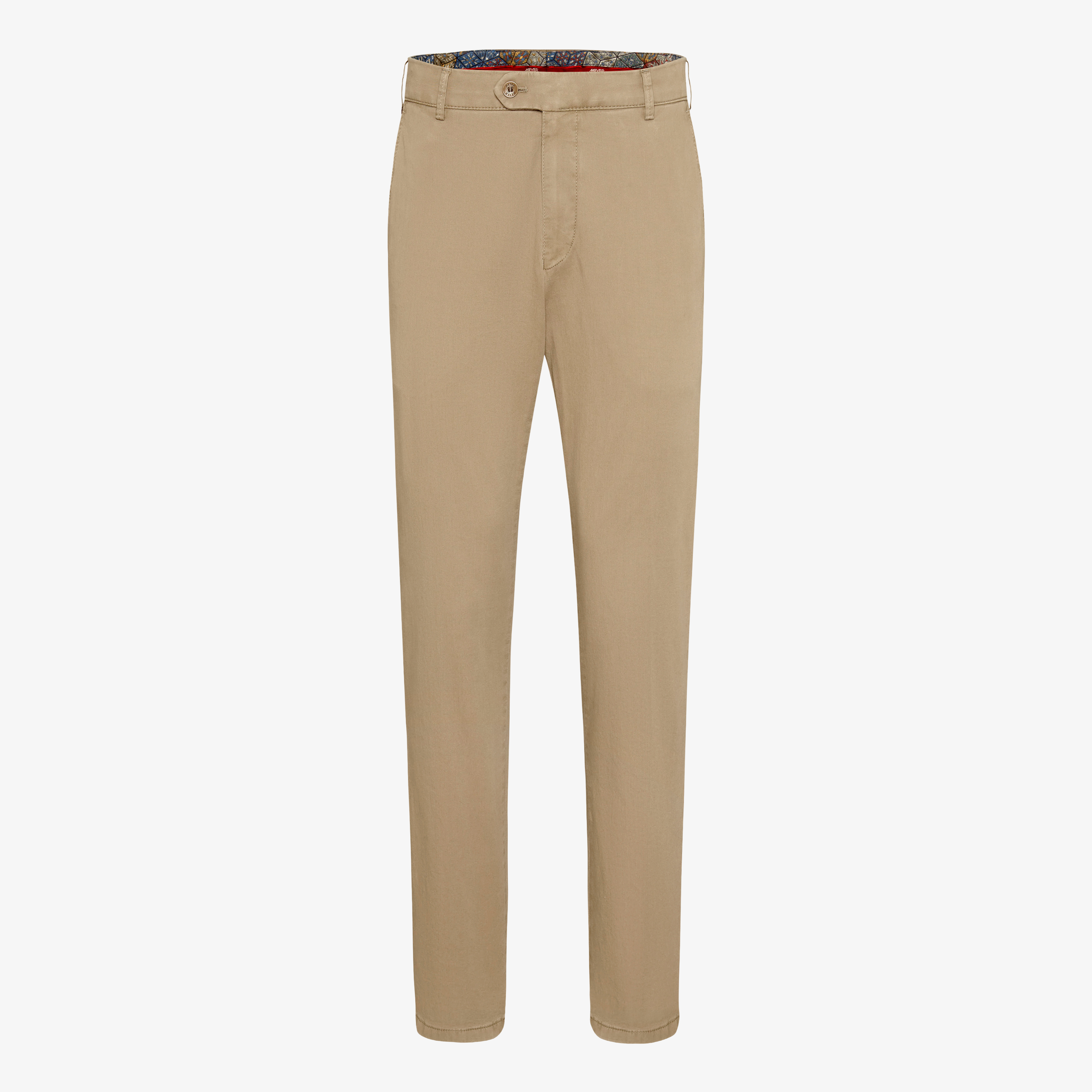 Meyer Bonn Modern Fit Chinos - Dark Beige