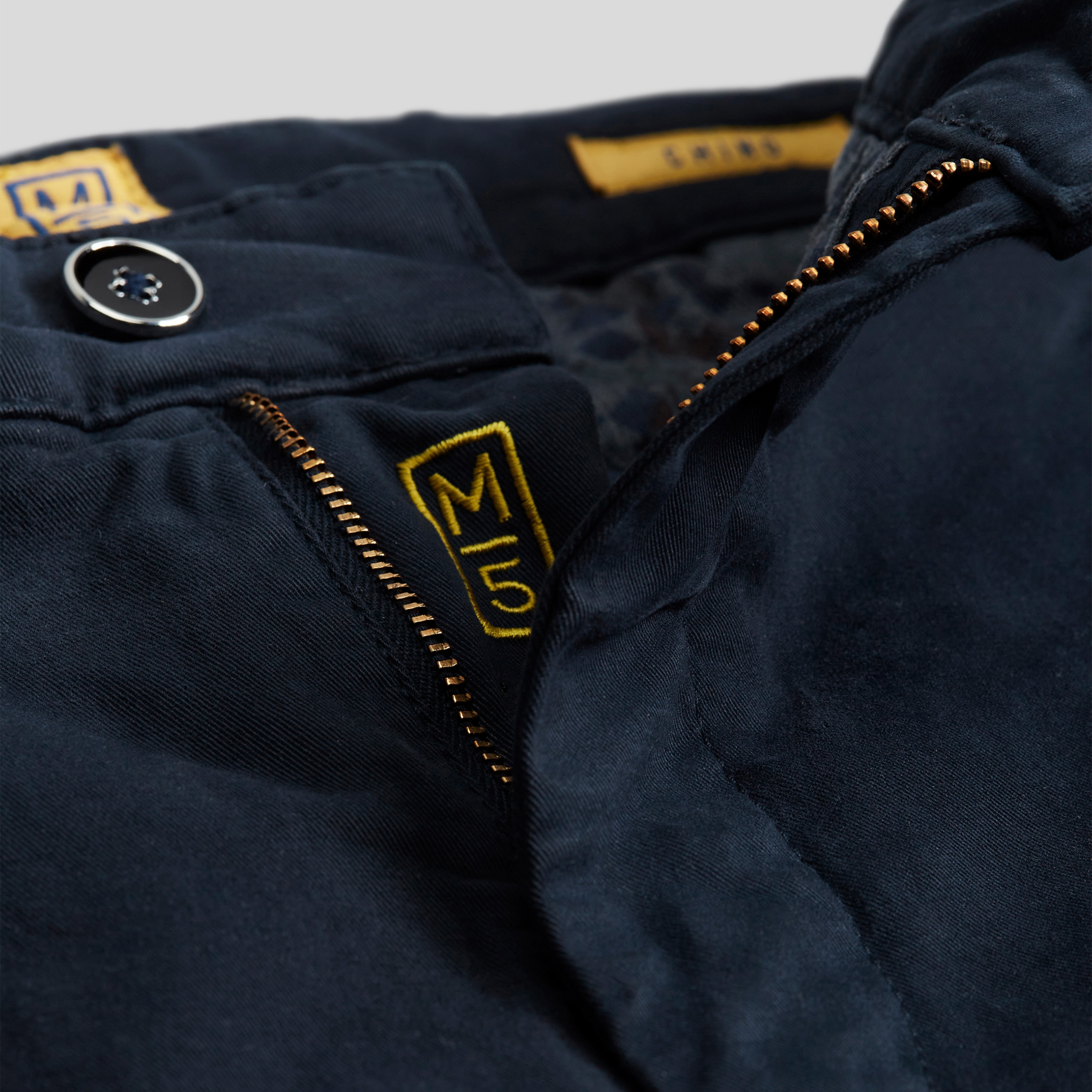 M5 by Meyer Slim Fit Chinos - Navy