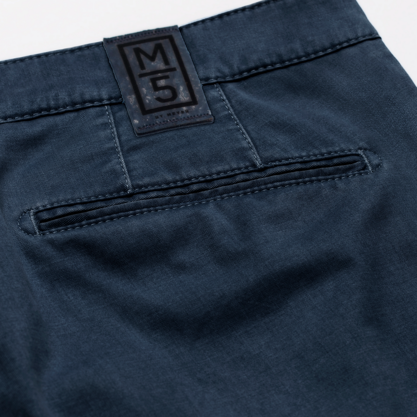 M5 by Meyer Slim Fit Chinos - Blue