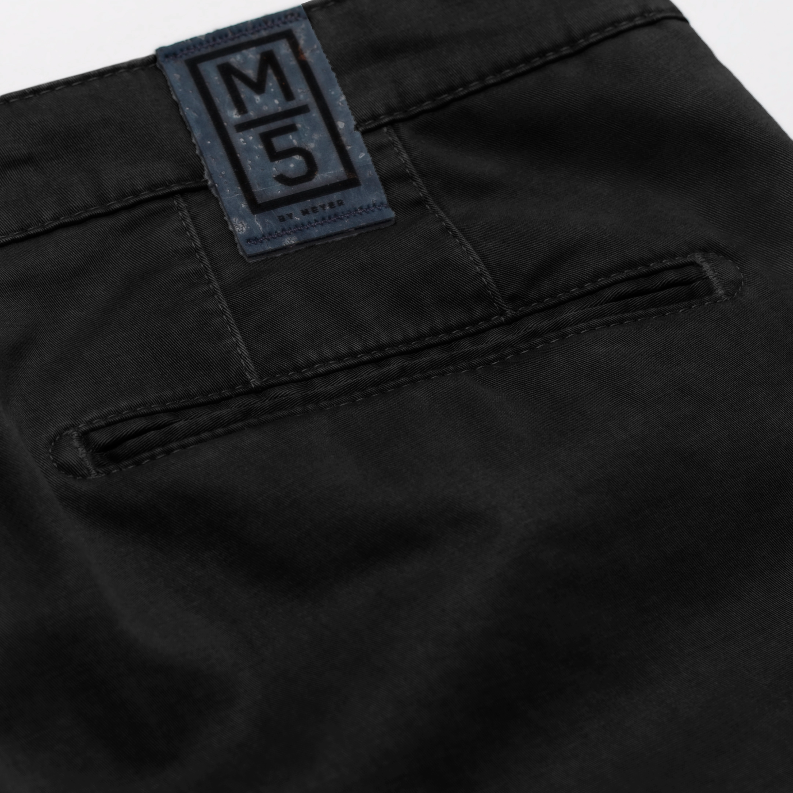M5 by Meyer Slim Fit Chinos - Black