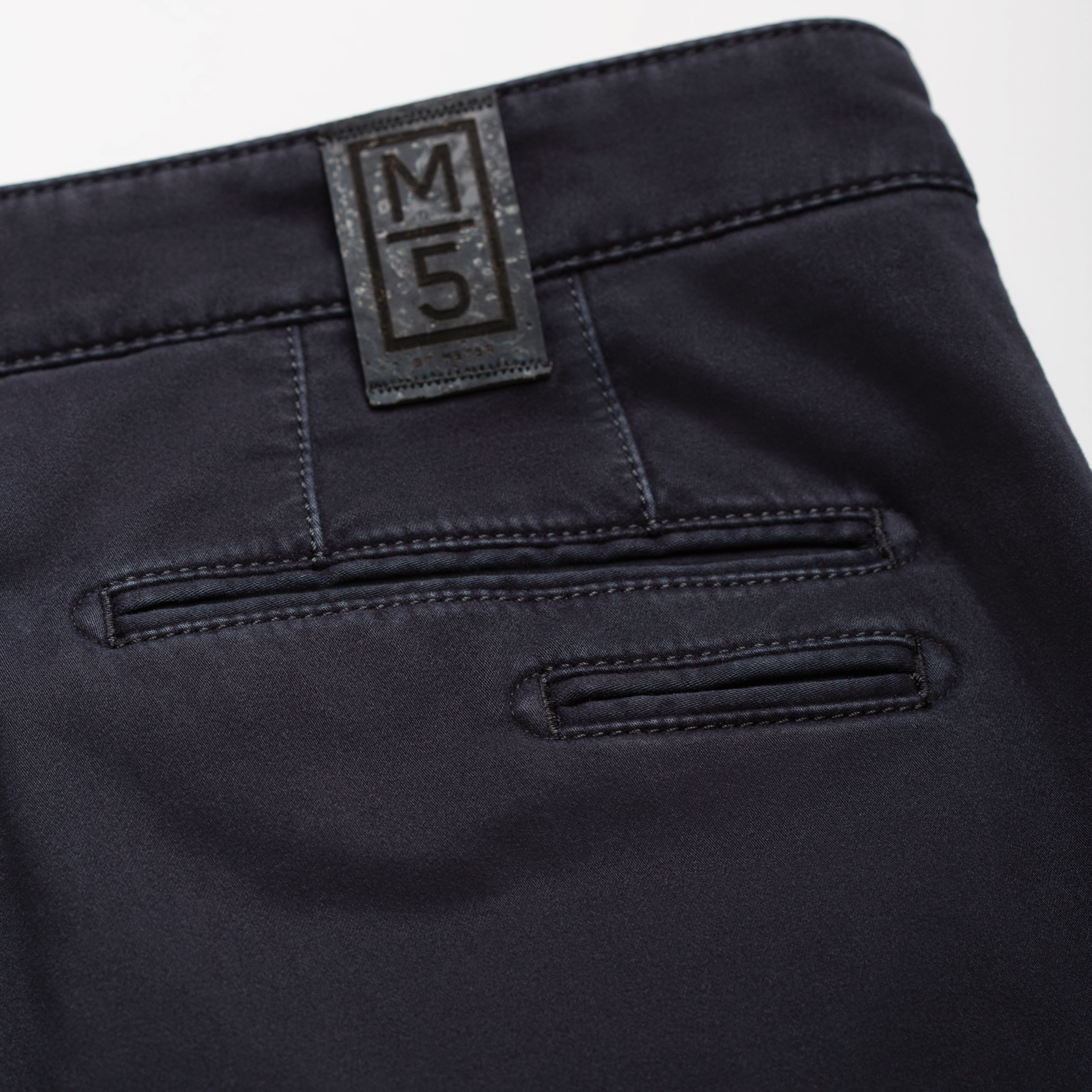 M5 High Performance Satin Straight Fit Jeans - Navy