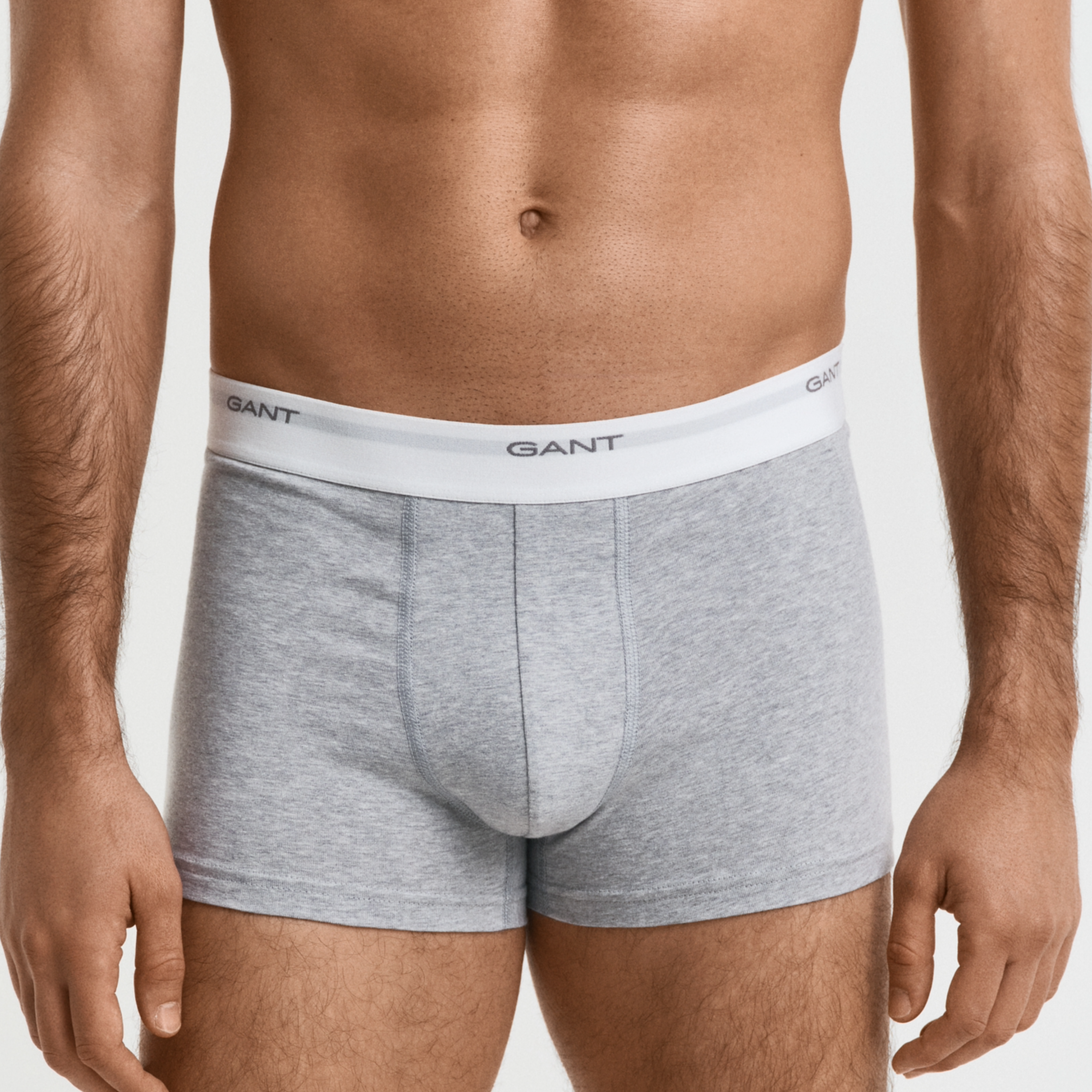 Gant 3-Pack Trunks - Light Grey Melange